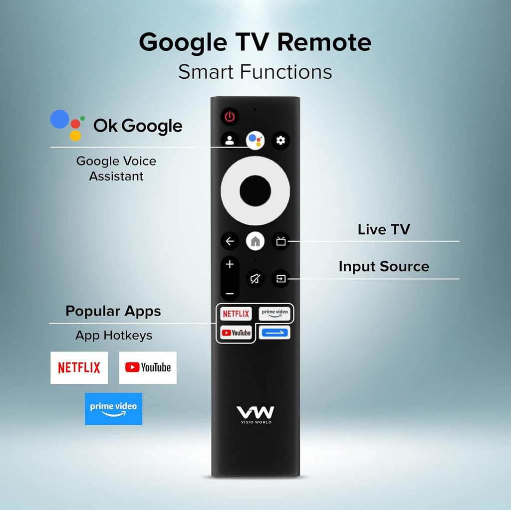 VW 140 cm (55 inches) Pro Series 4K Ultra HD Smart QLED Google TV VW55GQ1