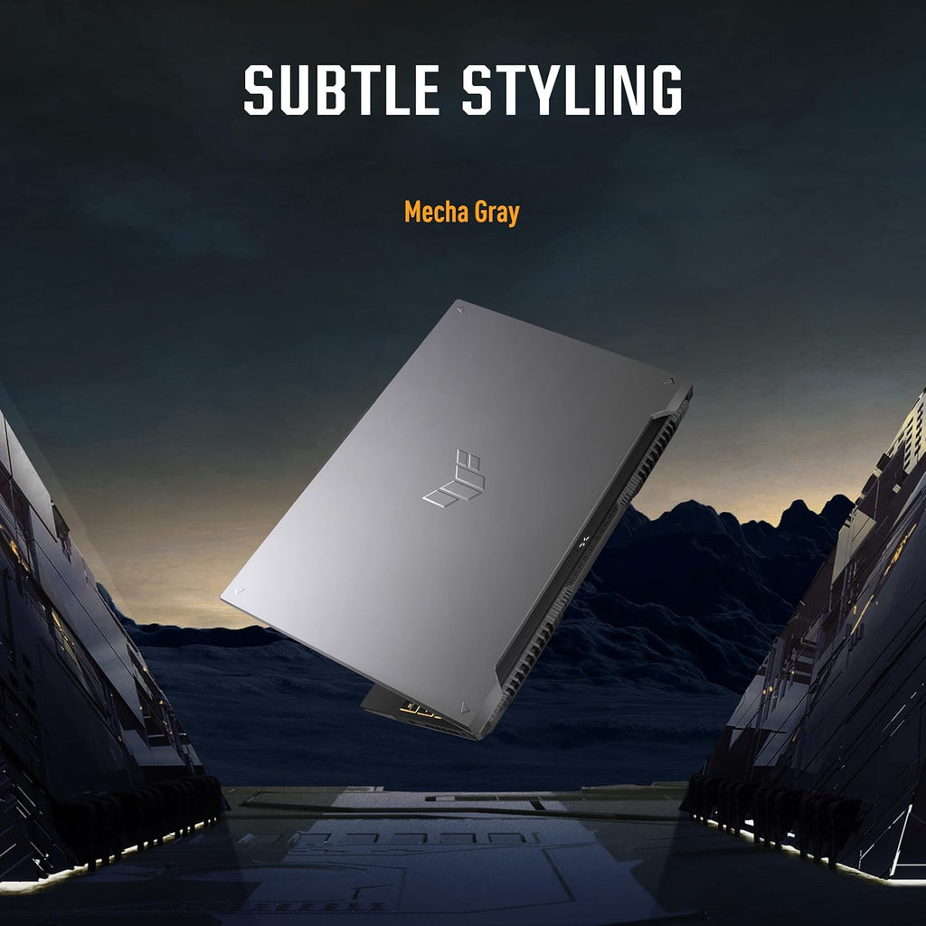 ASUS TUF Gaming F16,Intel Core 5 Processor 210H Gaming Laptop (RTX 3050A-4GB/65WTGP/16GB/512GB/FHD+/16"/144Hz/Windows 11/M365 Basic (1Year)*/Office Home 2024/Mecha Gray/2.20 Kg) FX607VB-RL087WS/76WS