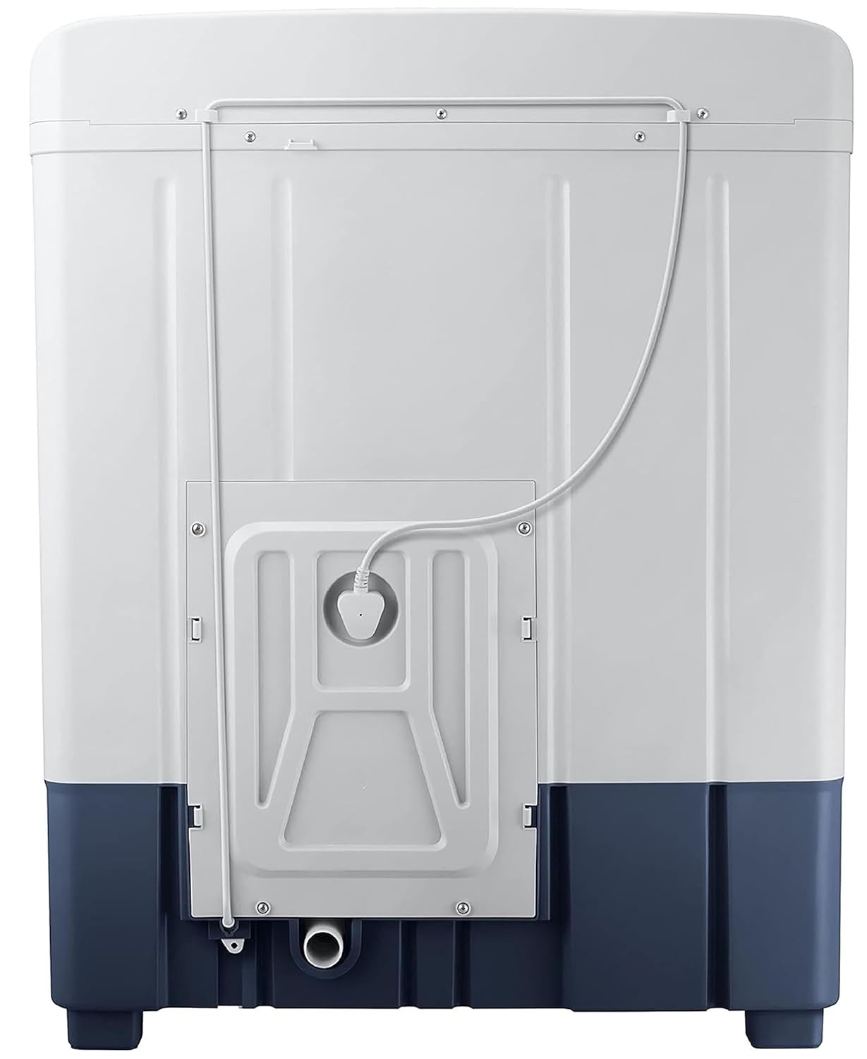 Samsung 6.5 kg, 5 star, Semi-Automatic Top Load Washing Machine (WT65R2200LL/TL, Air Turbo Drying, LIGHT GRAY, 5 Year Warranty on Wash Motor)