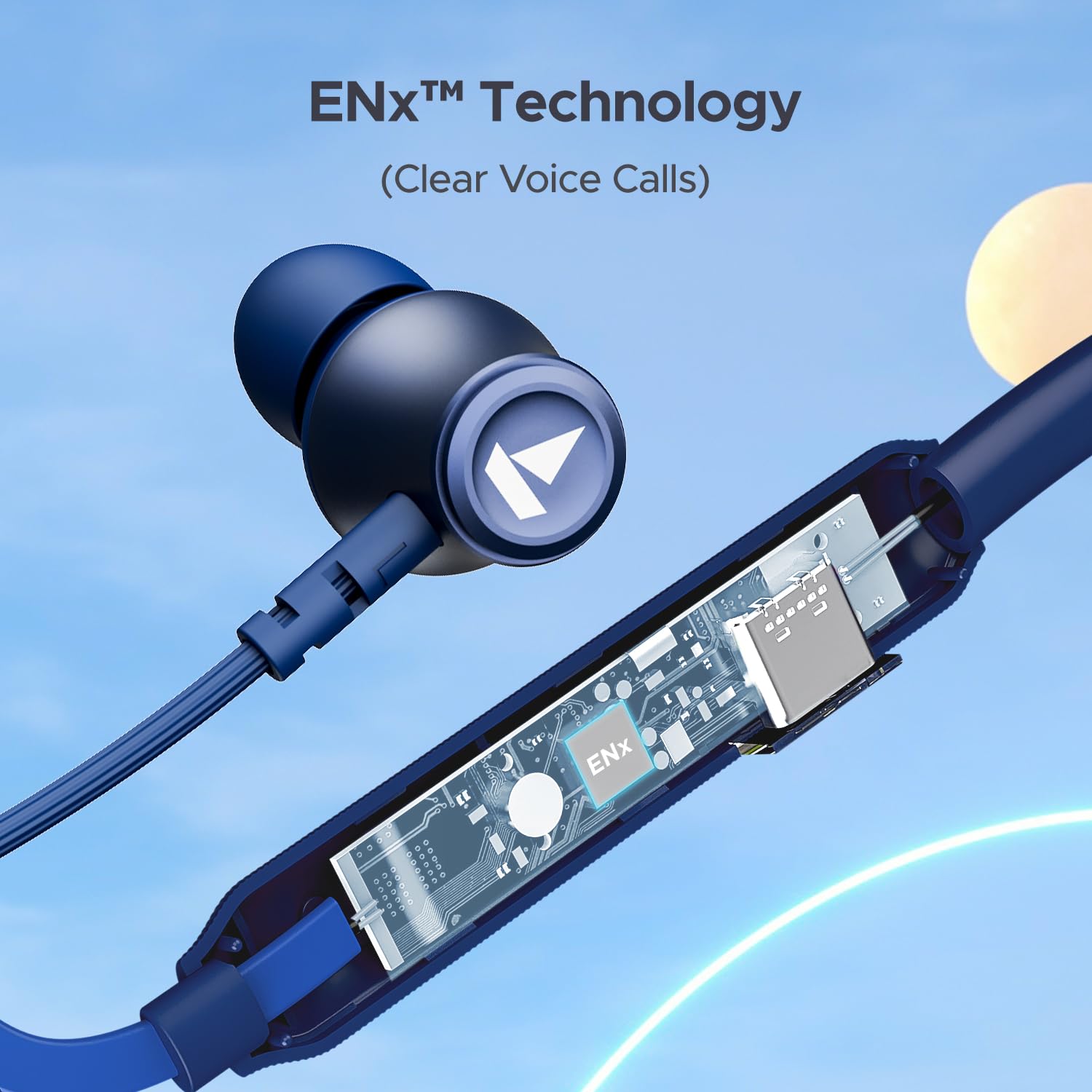 boAt Rockerz 245 V2 Pro, 30HRS Battery, Enx Tech, Fast Charge, Low Latency, Dual Pairing, Magnetic Buds, USB Type-C Interface & IPX5, Bluetooth Neckband, in Ear Wireless with Mic Earphones(Cool Blue)