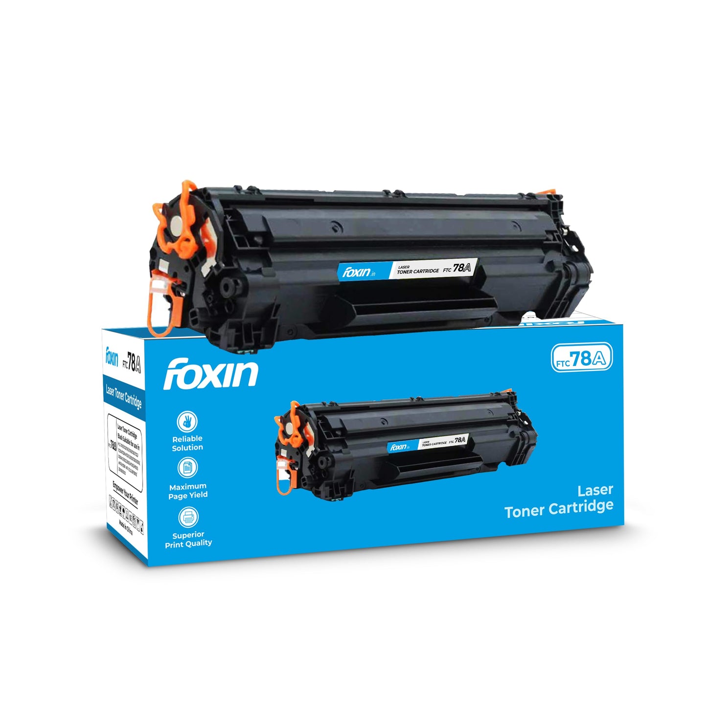 FOXIN FTC 88A/CC388A Black Laser Toner Cartridge Compatible for HP Laserjet Printer M1136, MFP, P1007, P1106, P1108, P1008, M1213nf, MFP, M126nw MFP, M1218nfs, M128fw MFP, M128fn , MFP, M226DW, M226DN