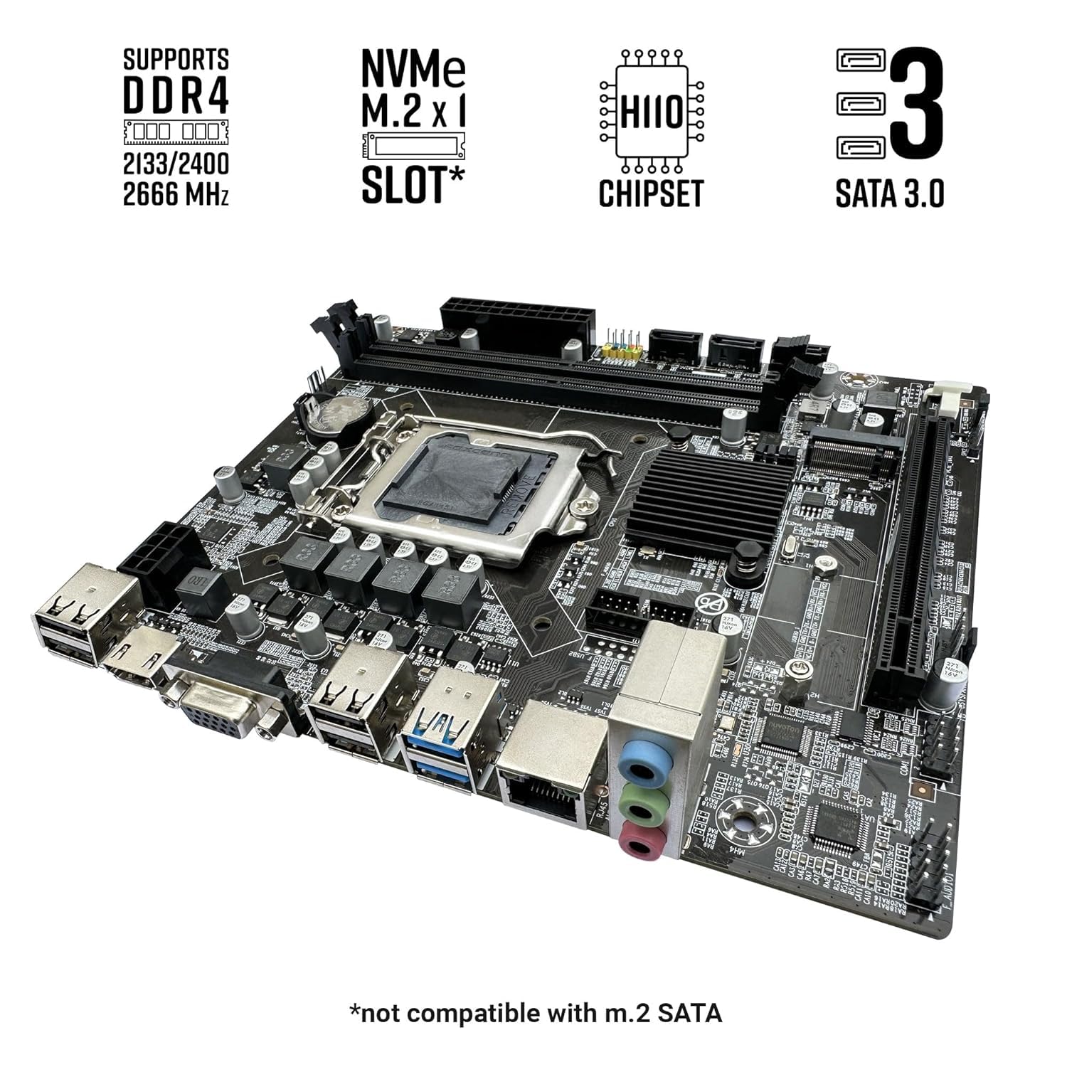 Assembled Desktop CPU with Core i5-7400 Quad Core 3.0Ghz (I5-7th Generation CPU) || 16GB RAM || 500GB SSD II WiFi II USB 3.0 II Ethernet II Win 11 & MSO II Full Metal