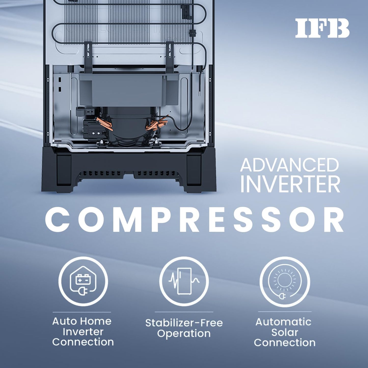 IFB 187L 4 Star Direct Cool Advanced Inverter Single Door Refrigerator (IFBDC-2134DBNED, Divine Bliss-Blue, Humidity Controller, Extraordinary Space with Base Drawer)