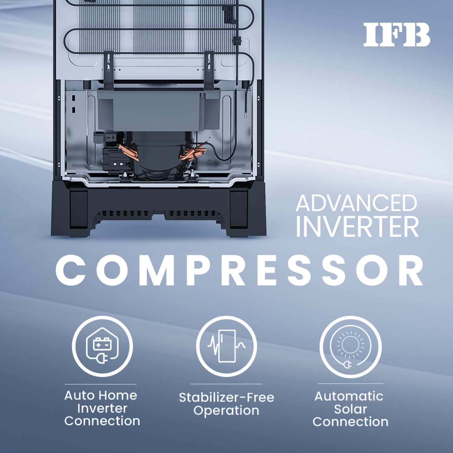 IFB 187L 4 Star Direct Cool Advanced Inverter Single Door Refrigerator (IFBDC-2134DBNED, Divine Bliss-Blue, Humidity Controller, Extraordinary Space with Base Drawer)