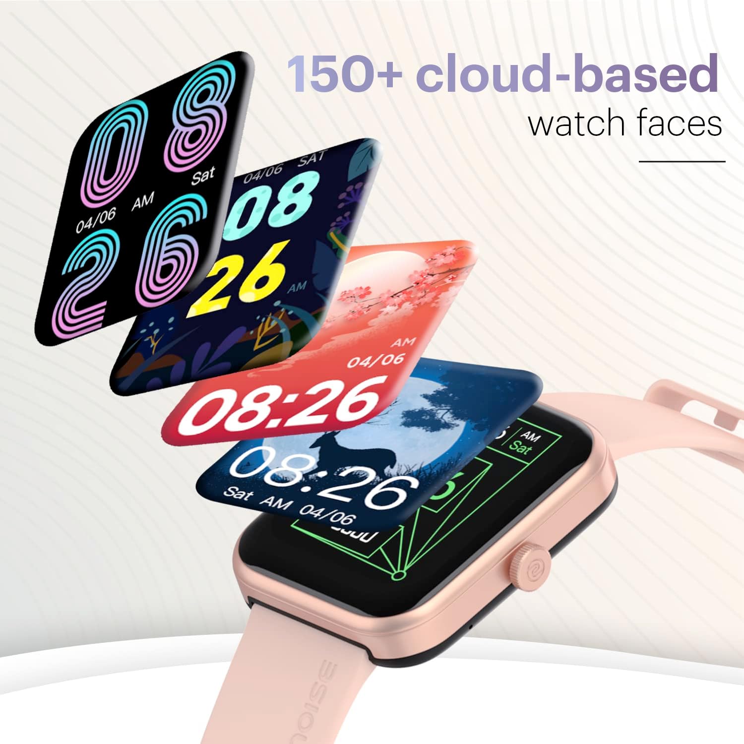 Noise Pulse 2 Max 1.85" Display, Bluetooth Calling Smart Watch, 10 Days Battery, 550 NITS Brightness, Smart DND, 100 Sports Modes, Smartwatch for Men and Women (Jet Black)