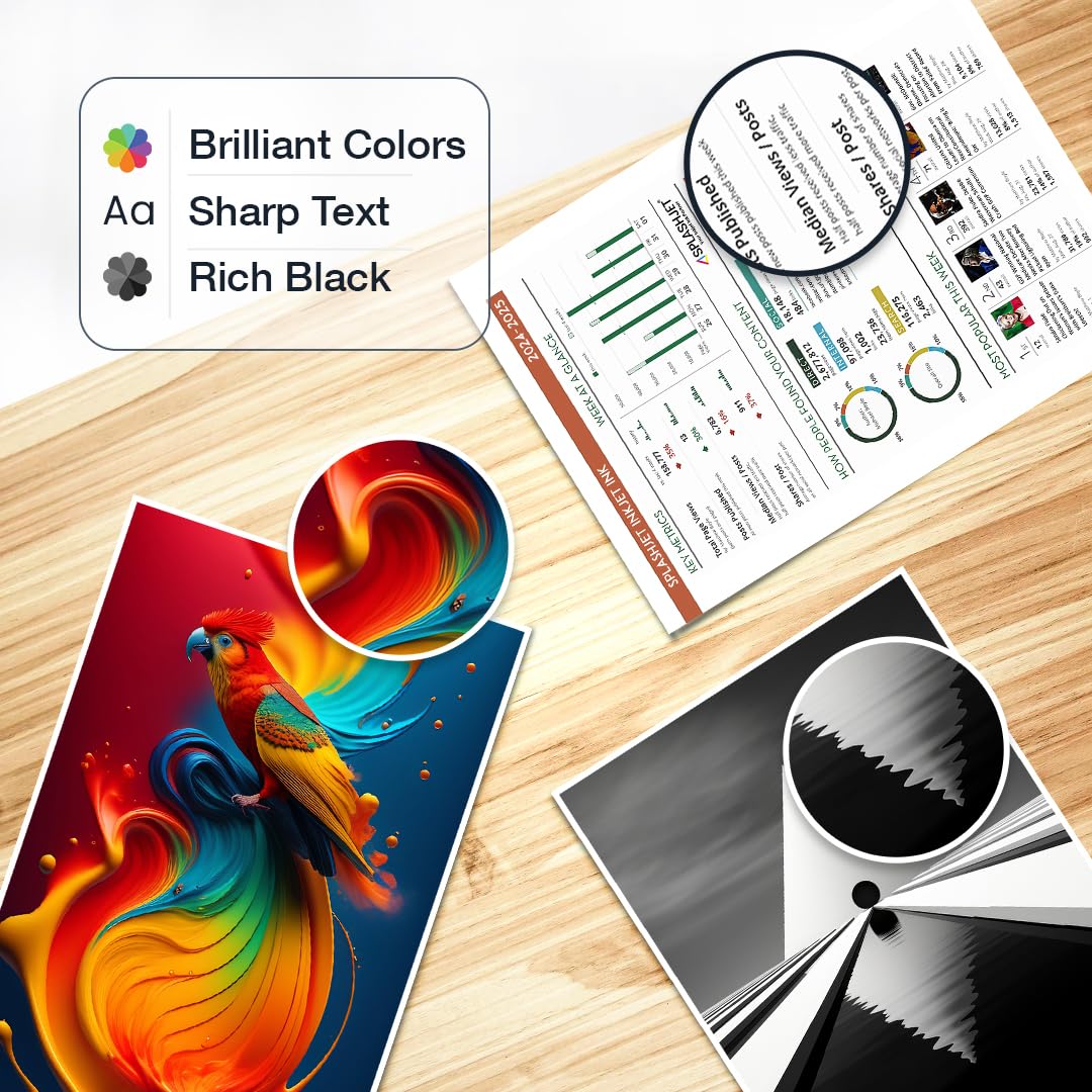 Splashjet 003 Compatible Refill Ink for Epson L3110, L3150, L3250, L3252 L3115, L3116, L3101, L3210, L3215, L3216, L3151, L3152, L3156, L5190 Printer – (70gm x 4 Color) Set Box - 501737