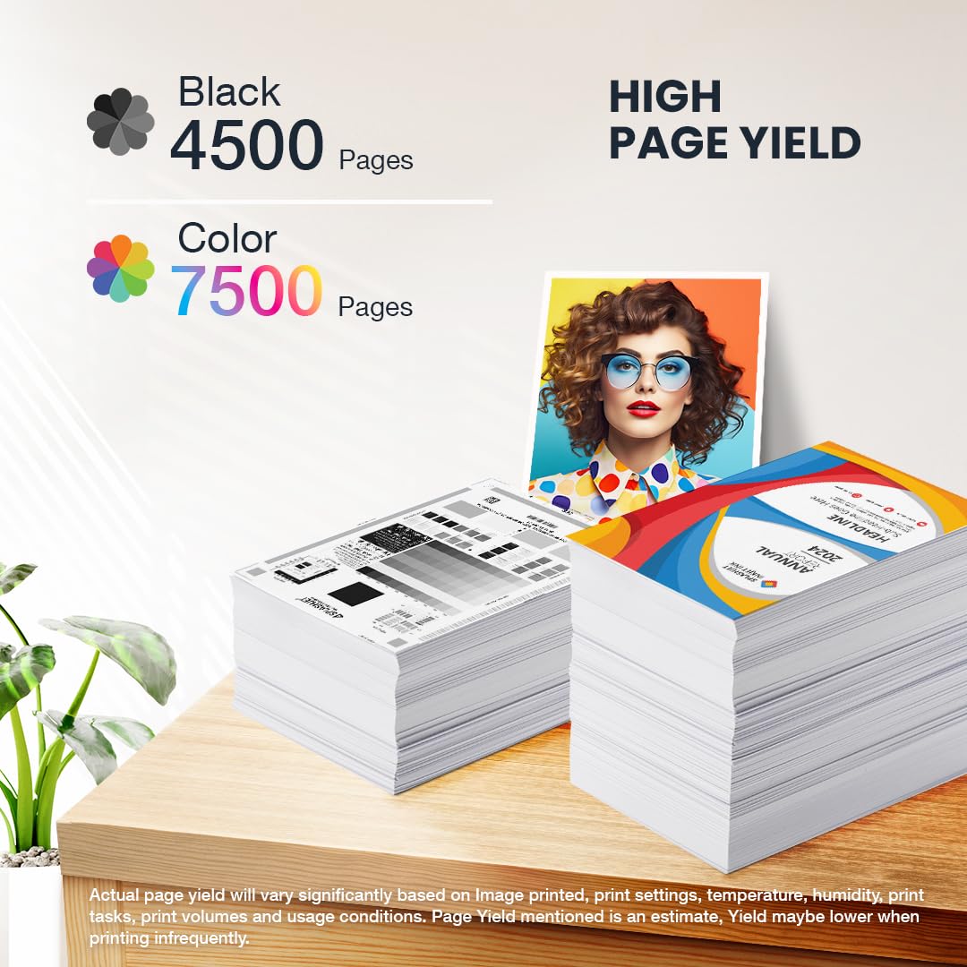 Splashjet 003 Compatible Refill Ink for Epson L3110, L3150, L3250, L3252 L3115, L3116, L3101, L3210, L3215, L3216, L3151, L3152, L3156, L5190 Printer – (70gm x 4 Color) Set Box - 501737