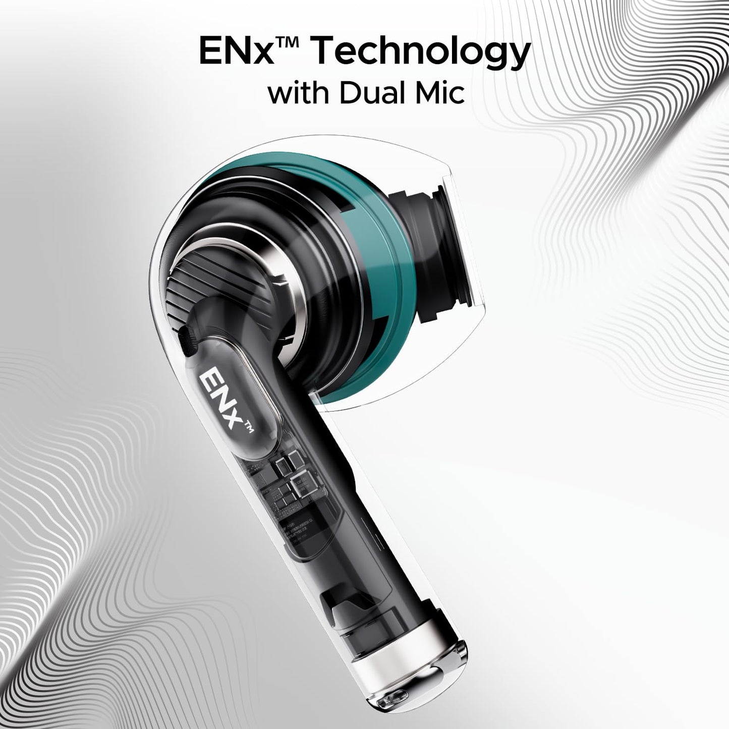 boAt Airdopes Joy, 35Hrs Battery, Fast Charge, IWP Tech, Low Latency, 2Mic ENx, Type-C Port, v5.3 Bluetooth Earbuds, TWS Ear Buds Wireless Earphones with mic(Dark Cyan)