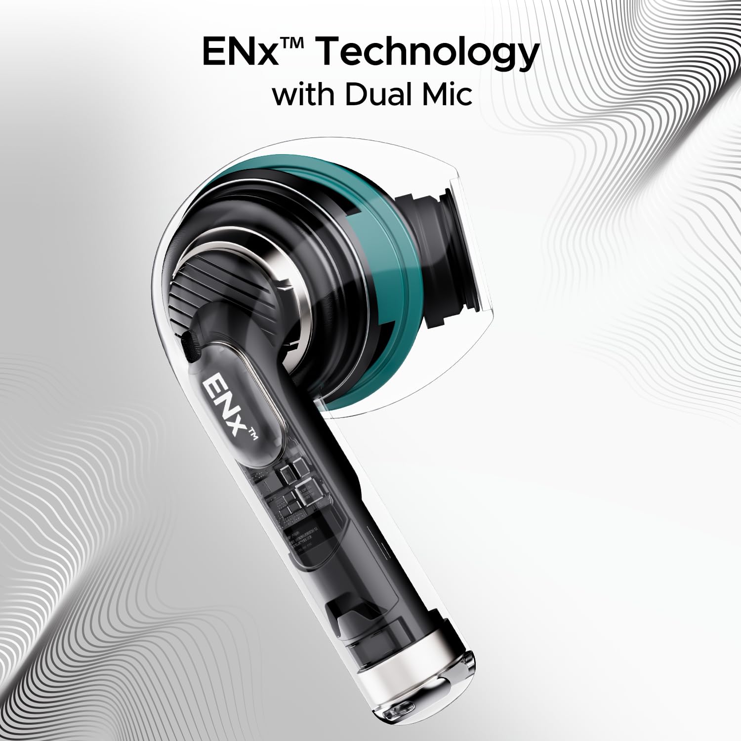 boAt Airdopes Joy, 35Hrs Battery, Fast Charge, IWP Tech, Low Latency, 2Mic ENx, Type-C Port, v5.3 Bluetooth Earbuds, TWS Ear Buds Wireless Earphones with mic(Dark Cyan)