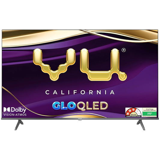 VU 164cm (65 inches) GloQLED Series 4K QLED Smart Google TV 65GLOQLED25