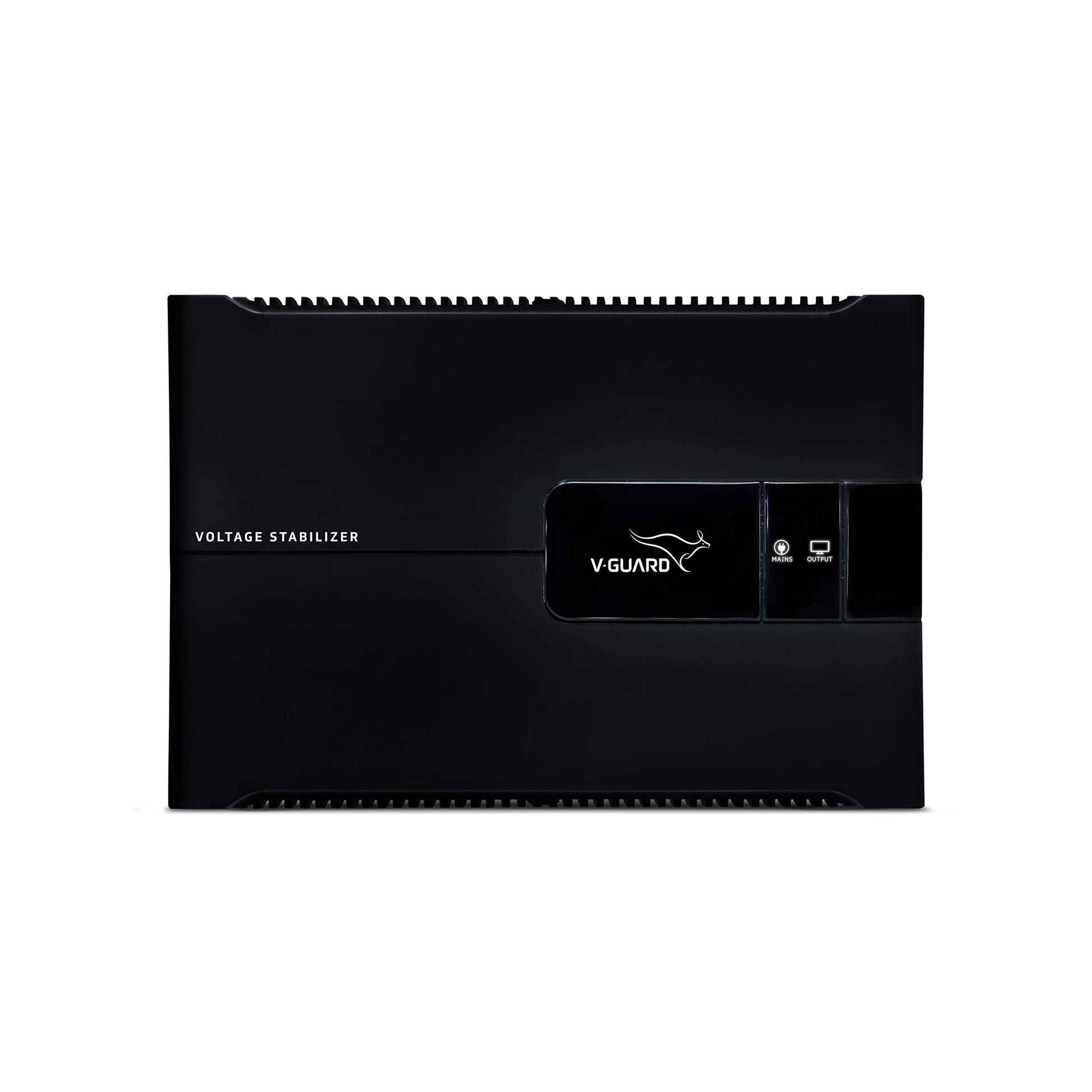 V-Guard Voltino Grand Digi Plus TV Stabilizer | Applicable for Smart TVs up to 203 cm (80'') + Set Top Box,Home Theatre/Gaming Console| 4 A Capacity | Dual Seven Segment Digital Display | Black