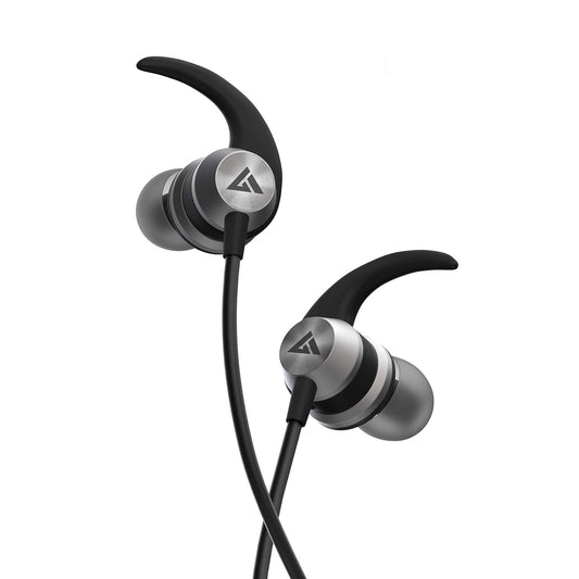 GOBOULT BassBuds X1 in-Ear Wired Earphones with 10mm Extra Bass Driver and HD Sound with mic (Black)