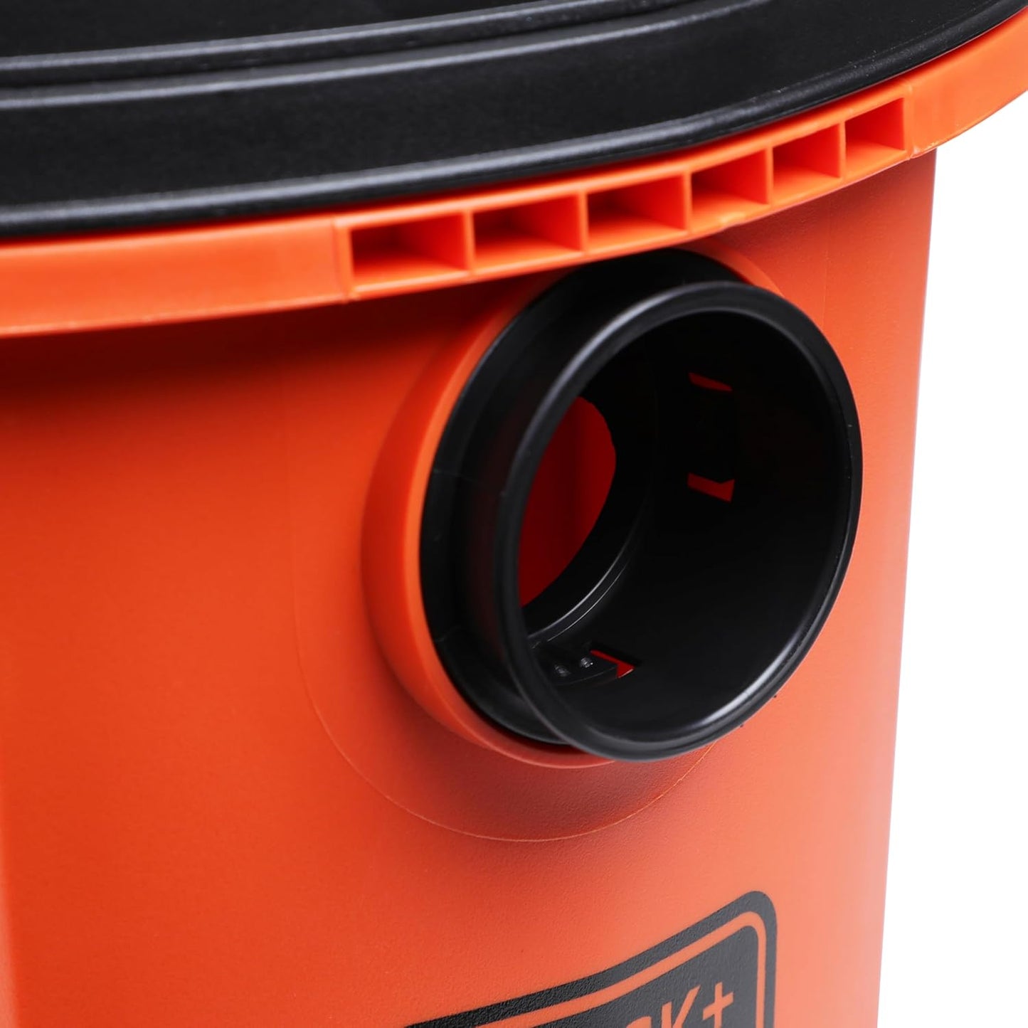 BLACK+DECKER BDWD08-B1 Wet and Dry Vacuum Cleaner with Cannister Body, 1000 W, Powerful Suction, 8L Capacity, 220V Vacuum Cleaner for Home Use, 1 Year Manufacturer Warranty(Red/Black)