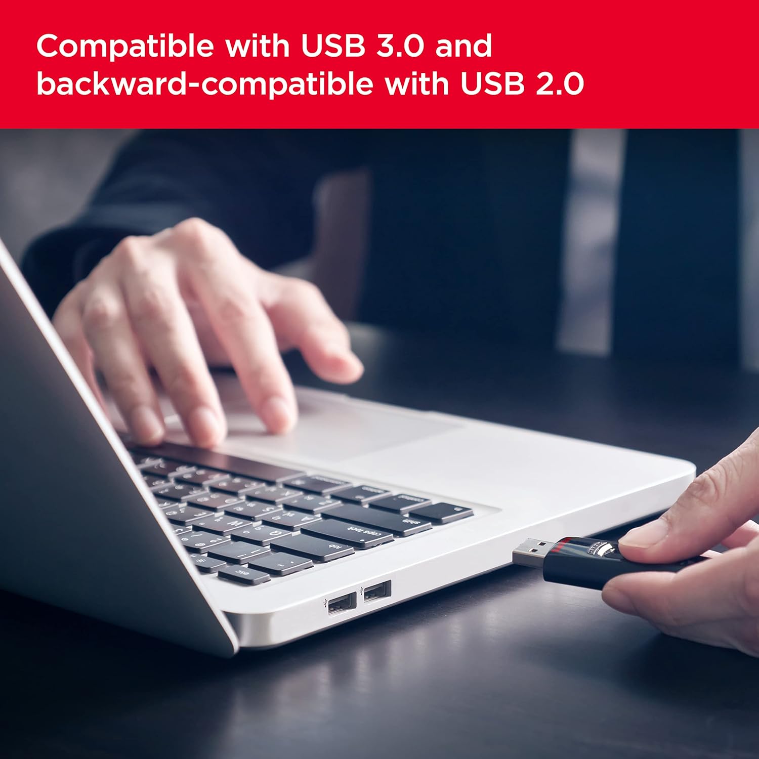 SanDisk Ultra 64GB, USB 3.0, Flash Drive, Upto 130MB/s R, Pendrive, Black, 5Y Warranty (SDCZ48-064G-I35)