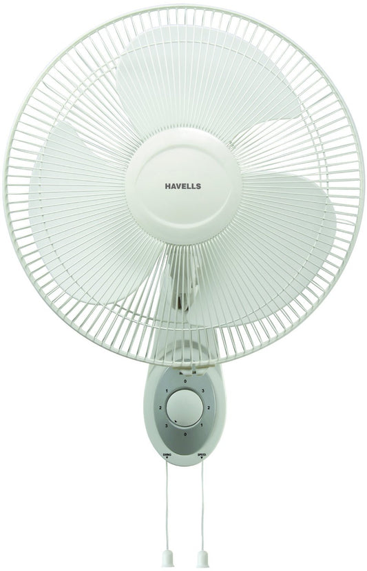 Havells Swing 300mm Wall Mounted Fan | High-Performance, Wall Fan for Kitchen & Home, Smooth Oscillation, 100% Copper Motor | 3-Speed Control, 2-Year Warranty | (Pack of 1, Off White)
