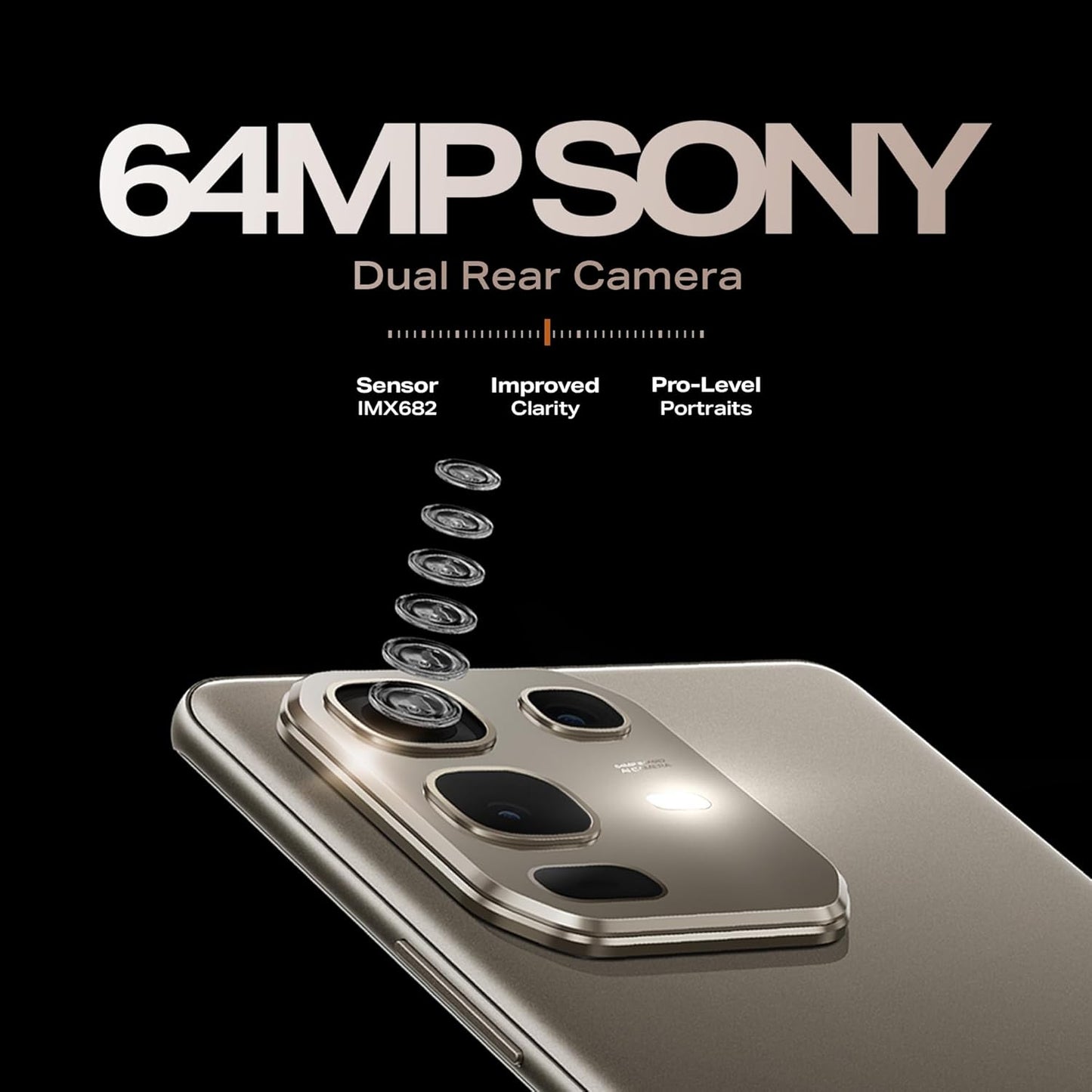 Infinix Note 50s 5G+ (Titanium Grey, 6GB RAM, 128GB Storage) | MediaTek D7300 Ultimate | 5500mAH Battery, Dual Speakers by JBL, 144Hz AMOLED Display