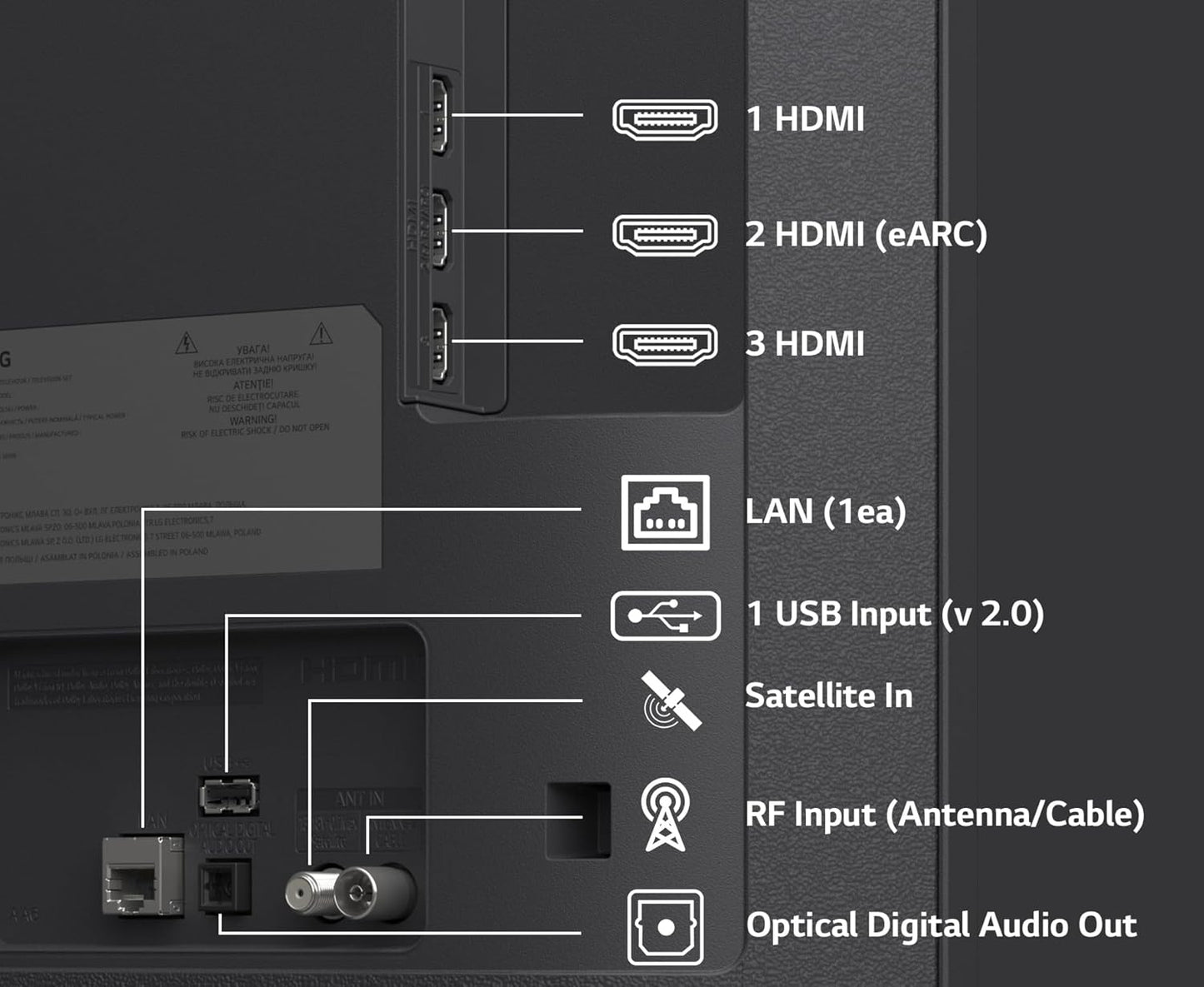 LG 139 cm (55 inches) UA82 Series 4K Ultra HD (3840 x 2160) Smart webOS LED TV 55UA82006LA