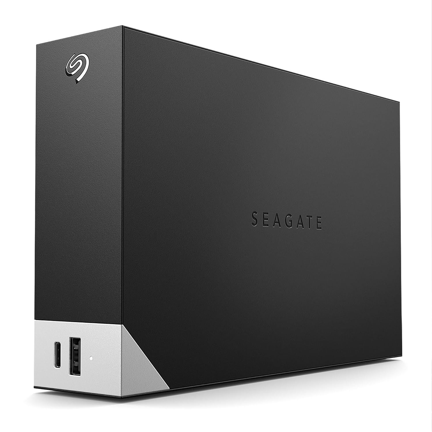 Seagate One Touch Hub 8TB Desktop External HDD USB-C & USB 3.0 Port, with 3 yr Data Recovery Services, for Computer PC Laptop Mac, 6 Month Mylio Create and Dropbox Plan (STLC8000400), Black