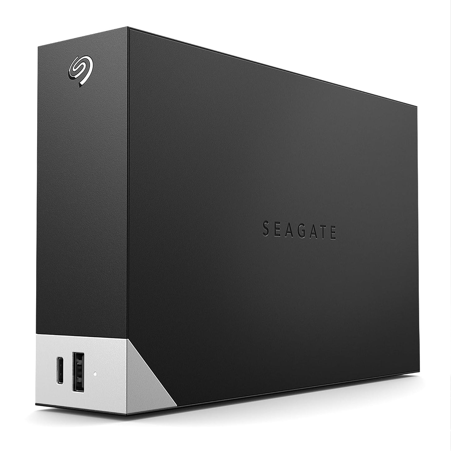 Seagate One Touch Hub 8TB Desktop External HDD USB-C & USB 3.0 Port, with 3 yr Data Recovery Services, for Computer PC Laptop Mac, 6 Month Mylio Create and Dropbox Plan (STLC8000400), Black