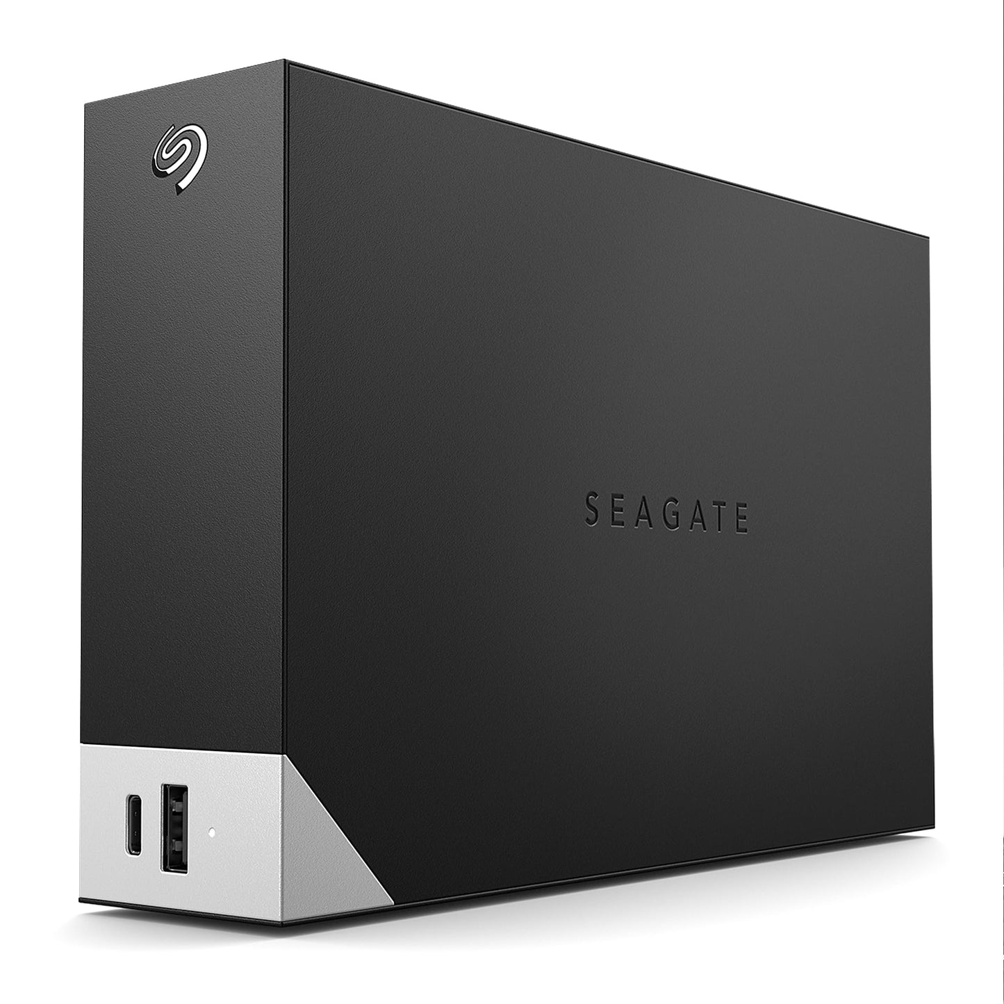 Seagate One Touch Hub 8TB Desktop External HDD USB-C & USB 3.0 Port, with 3 yr Data Recovery Services, for Computer PC Laptop Mac, 6 Month Mylio Create and Dropbox Plan (STLC8000400), Black