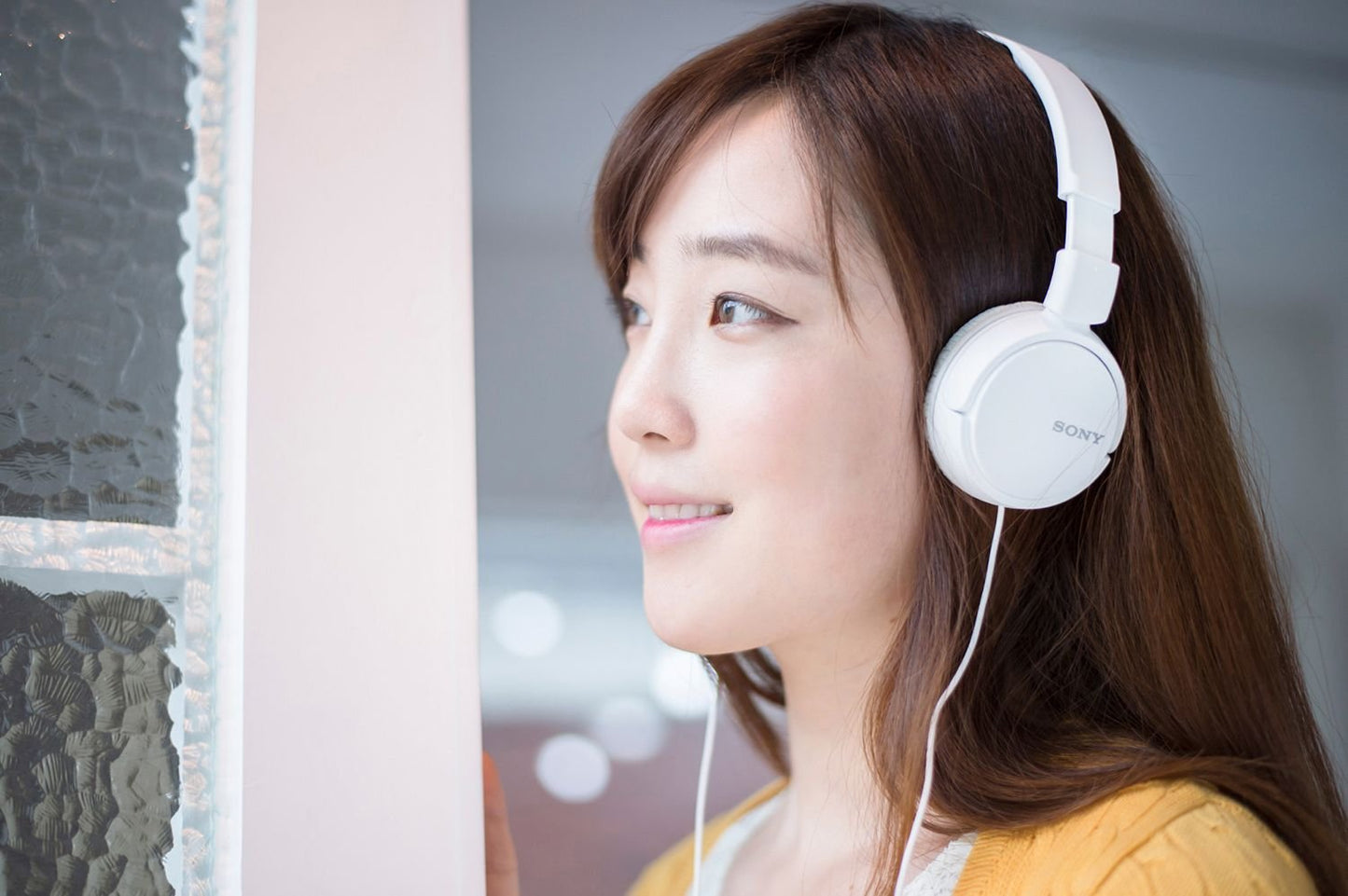 Sony MDR-ZX110A On Ear Stereo Wired Headphones (White), Without Mic