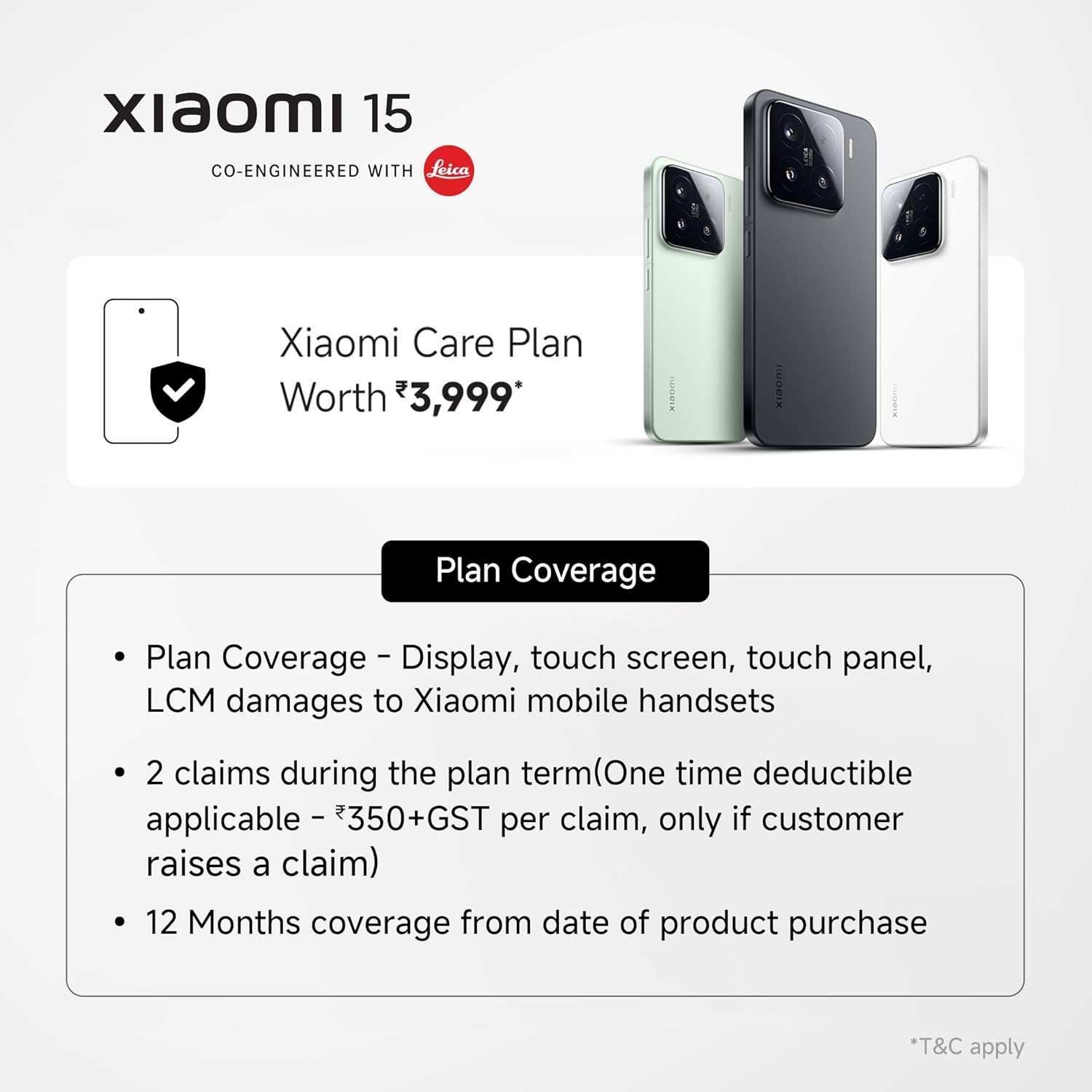 Xiaomi 15 (Green, 12GB/512GB)| 50 MP Leica Triple Camera | SD 8 Elite | 1.5K CrystalRes Dynamic 1-120 Hz AMOLED | Hyper AI