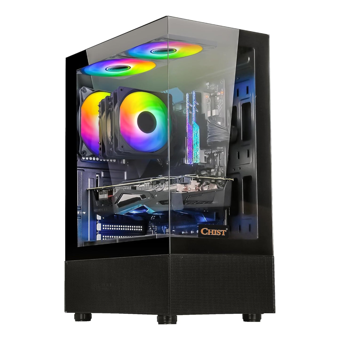 CHIST Gaming PC(Ryzen 5 3400G 4.2GHz Boost CPU | 16GB DDR4 | 1TB NVMe SSD | WiFi&Bluetooth