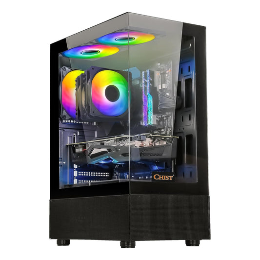 CHIST Gaming PC(Ryzen 5 3400G 4.2GHz Boost CPU | 16GB DDR4 | 1TB NVMe SSD | WiFi&Bluetooth