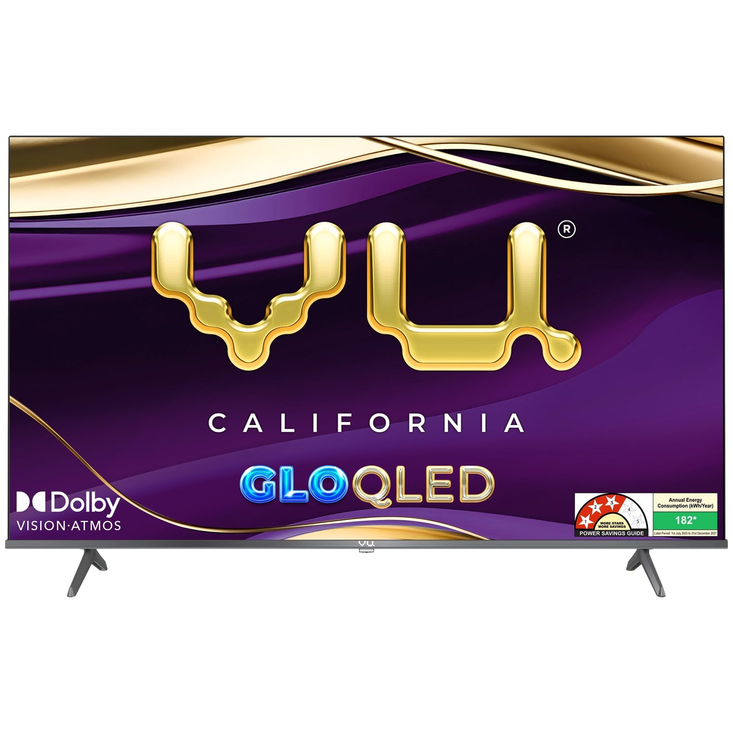 VU 164cm (65 inches) GloQLED Series 4K QLED Smart Google TV 65GLOQLED25