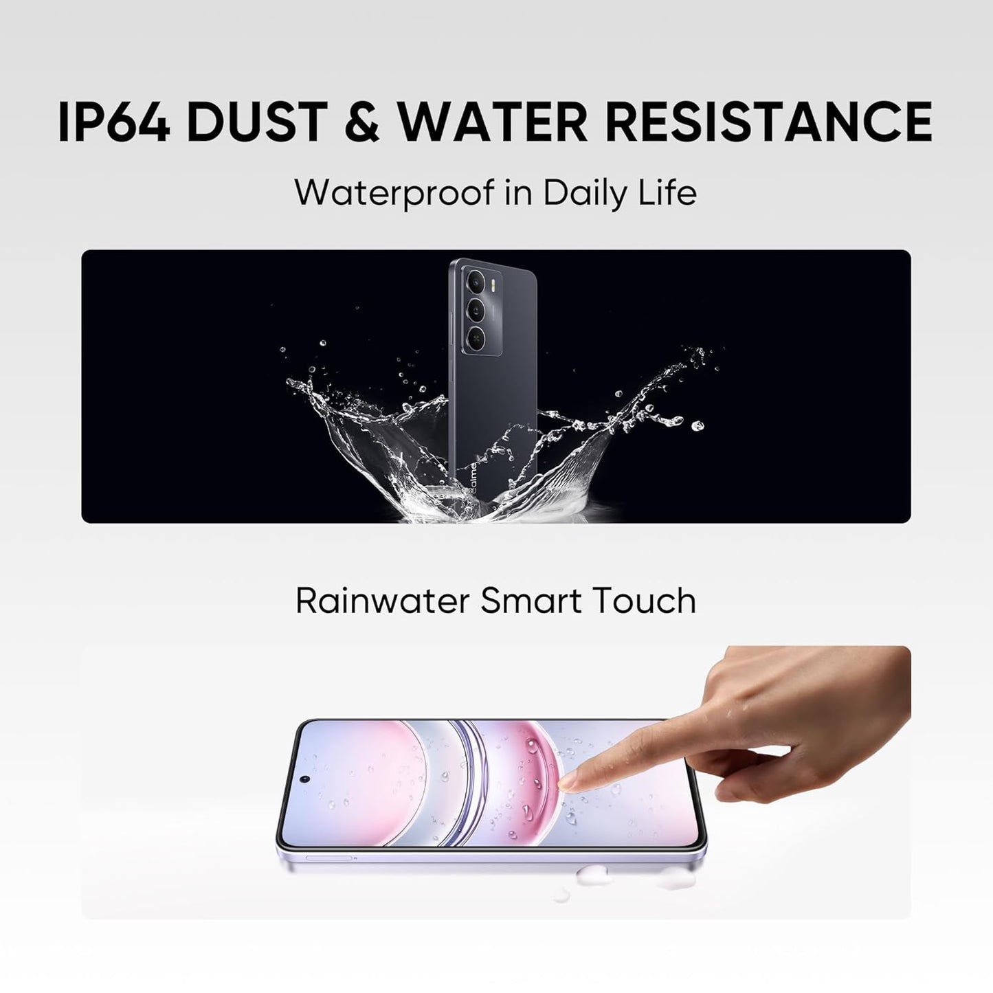 realme NARZO 80 Lite 5G (Onyx Black, 6GB+128GB) | 6000mAh Long-Lasting Battery | MediaTek Dimensity 6300 5G | AI Assist | IP64 Rated Water & Dust Resistance | Military-Grade Durability