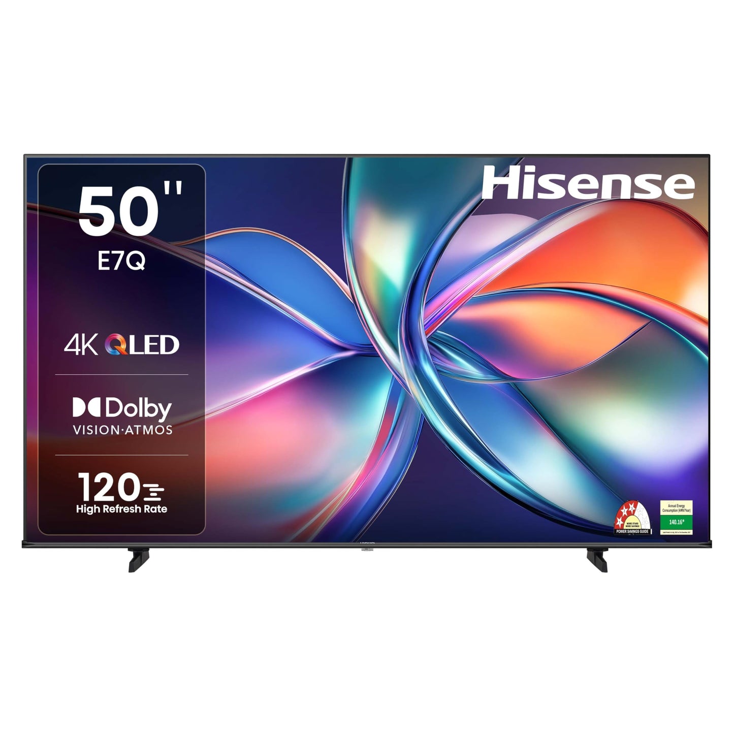 Hisense 189 cm (75 inches) E7Q Series 4K Ultra HD Smart QLED TV 75E7Q (Black)