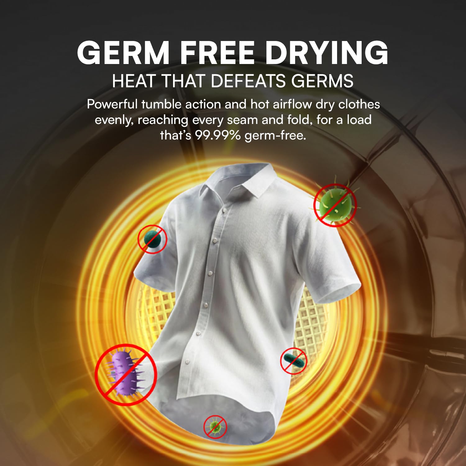 IFB 5.5 kg Fully-automatic Dryer (TURBO DRY EX, Silver, Wall Mountable,Anti crease)