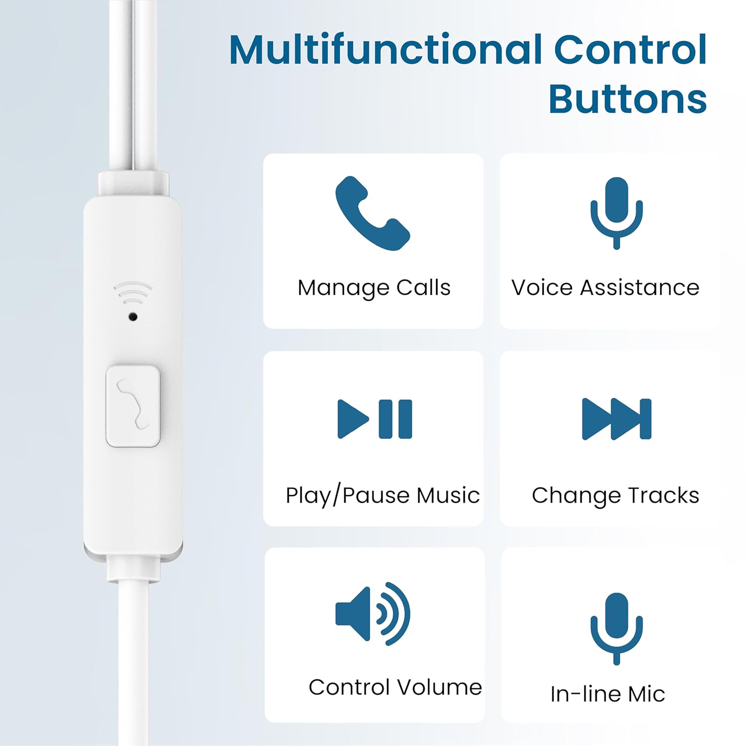 Ambrane Type-C Wired in Ear Earphones, 10Mm Bass Drivers, Inline Controls for Type C Smartphones, iPhone 15 & Laptop, 1.2M Braided Anti Tangle Wire with Mic for Clear Calling (Stringz 03, Green)