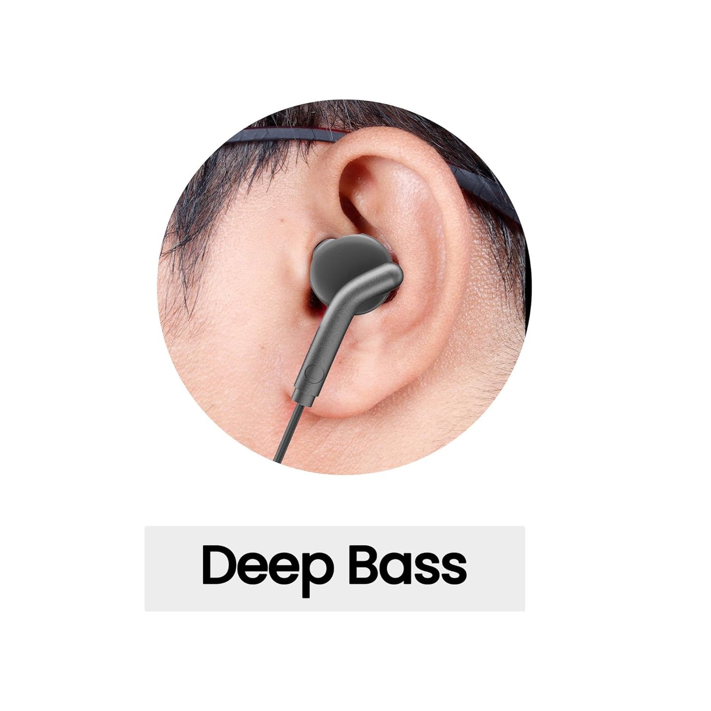 ZEBRONICS Bro in Ear Wired Earphones with Mic, 3.5mm Audio Jack, 10mm Drivers, Phone/Tablet Compatible (Black)