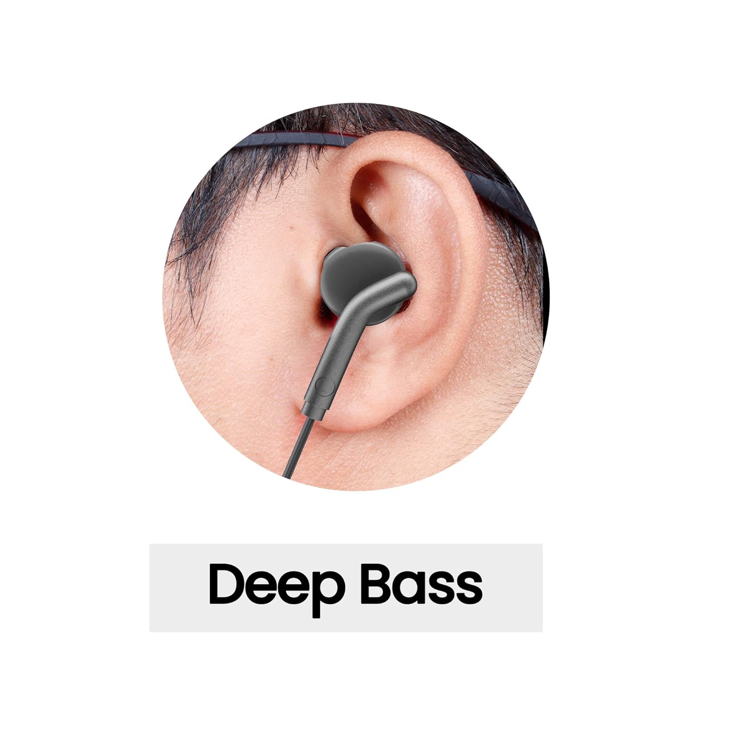 ZEBRONICS Bro in Ear Wired Earphones with Mic, 3.5mm Audio Jack, 10mm Drivers, Phone/Tablet Compatible (Black)