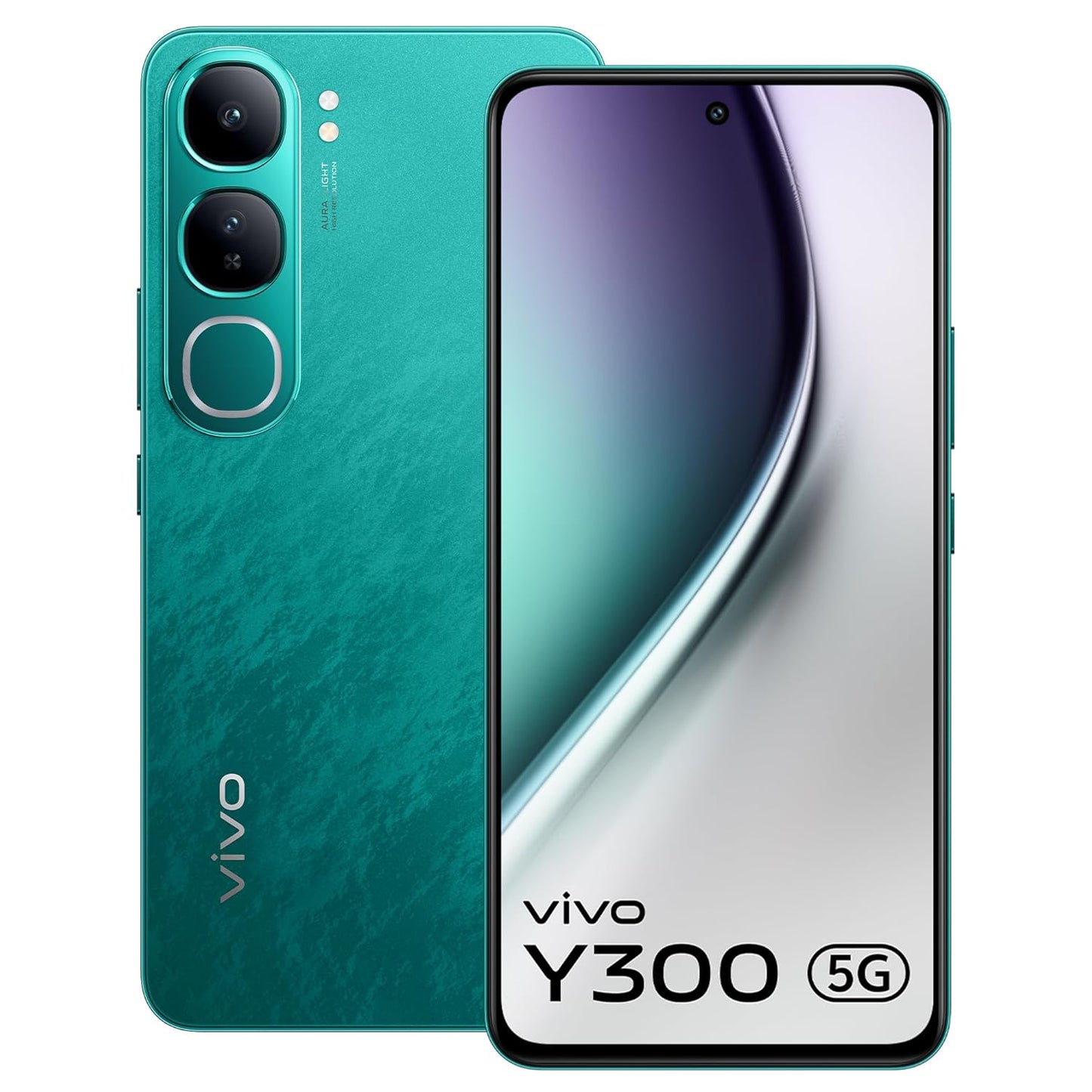 Vivo Y300 5G (Emerald Green, 8GB RAM, 128GB Storage) with No Cost EMI/Additional Exchange Offers