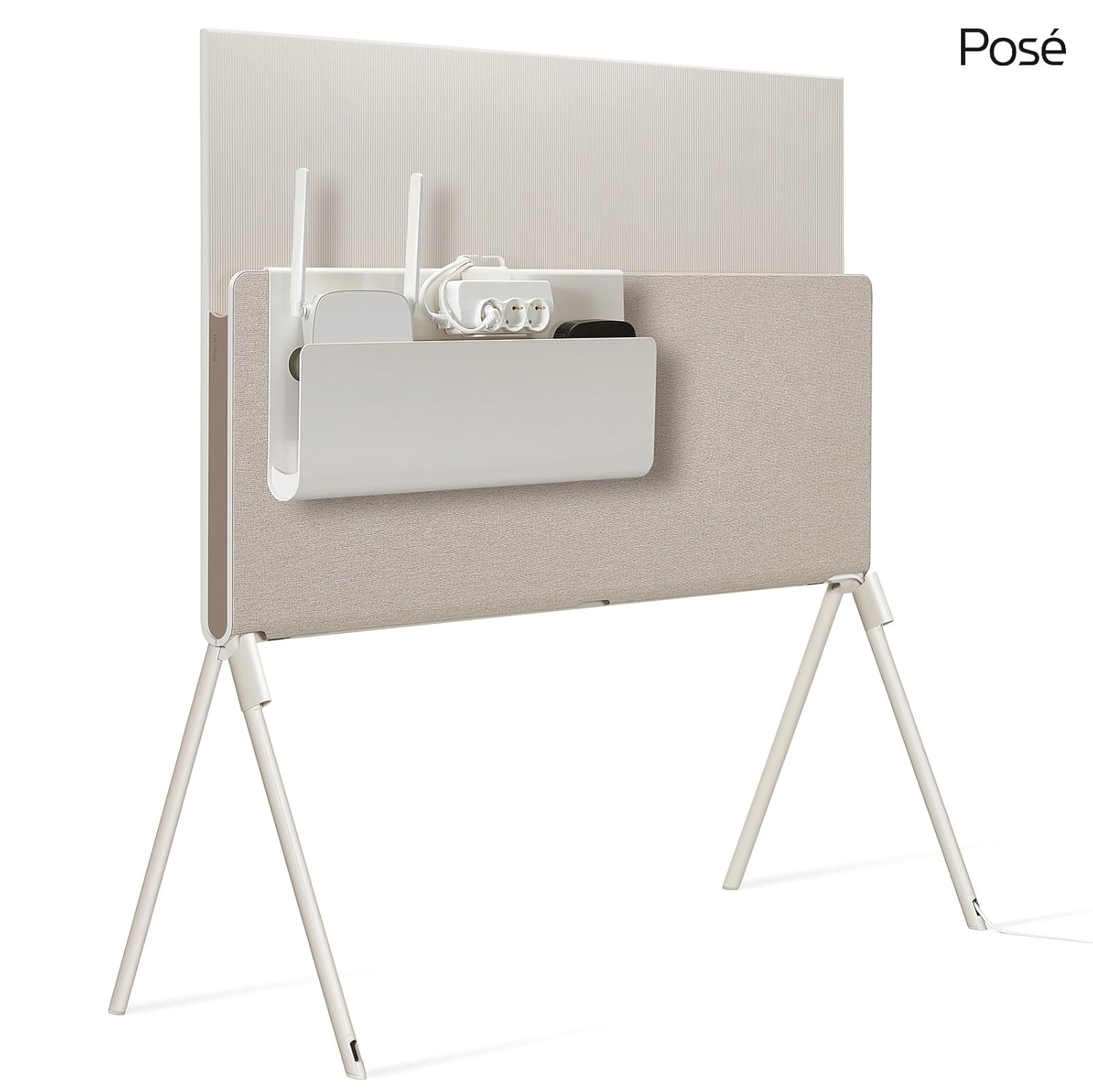 LG 139 cms (55 inches) Objet Collection LX1 Posé Series 4K Ultra HD Smart OLEDevo TV 55LX1QPSA (Beige)