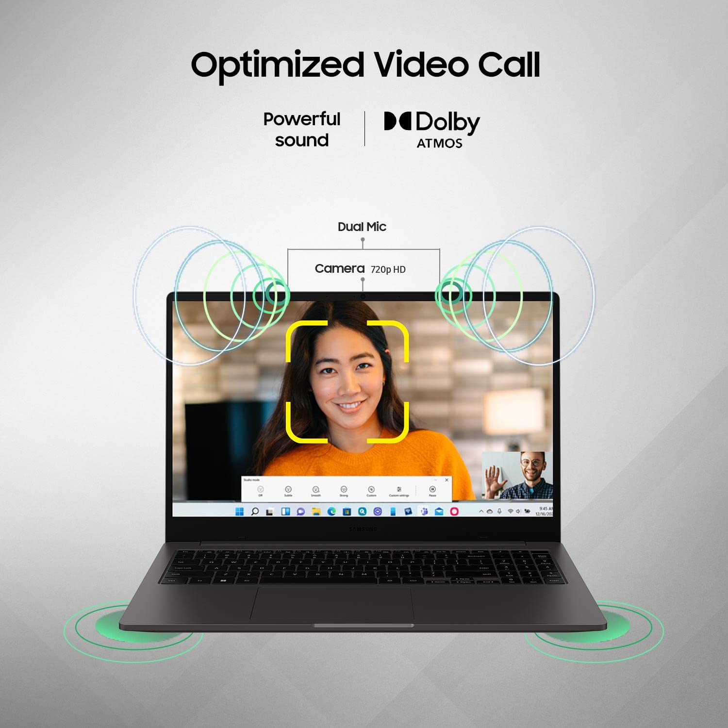 Samsung Galaxy Book2 Intel 12th Gen core i5 39.6cm (15.6") FHD LED Thin & Light Laptop (8 GB/256 GB SSD/Windows 11/MS Office/Backlit Keyboard/Finger Print Reader/Graphite/1.57Kg), NP750XED-KB1IN