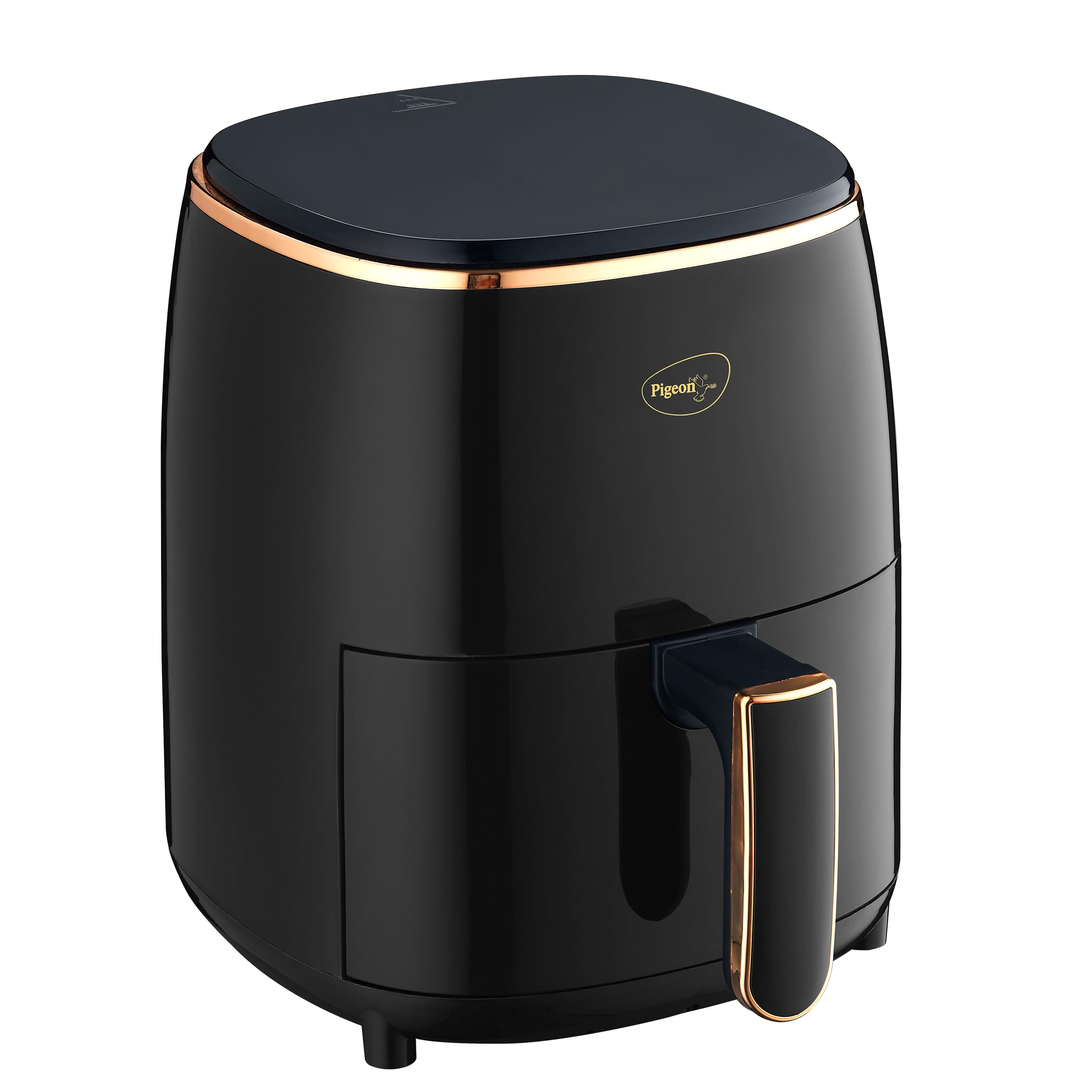 Pigeon Healthifry Manual Air Fryer, 360° High Speed Air Circulation Technology 1200 W with Non-Stick 4.2 L Basket - Green
