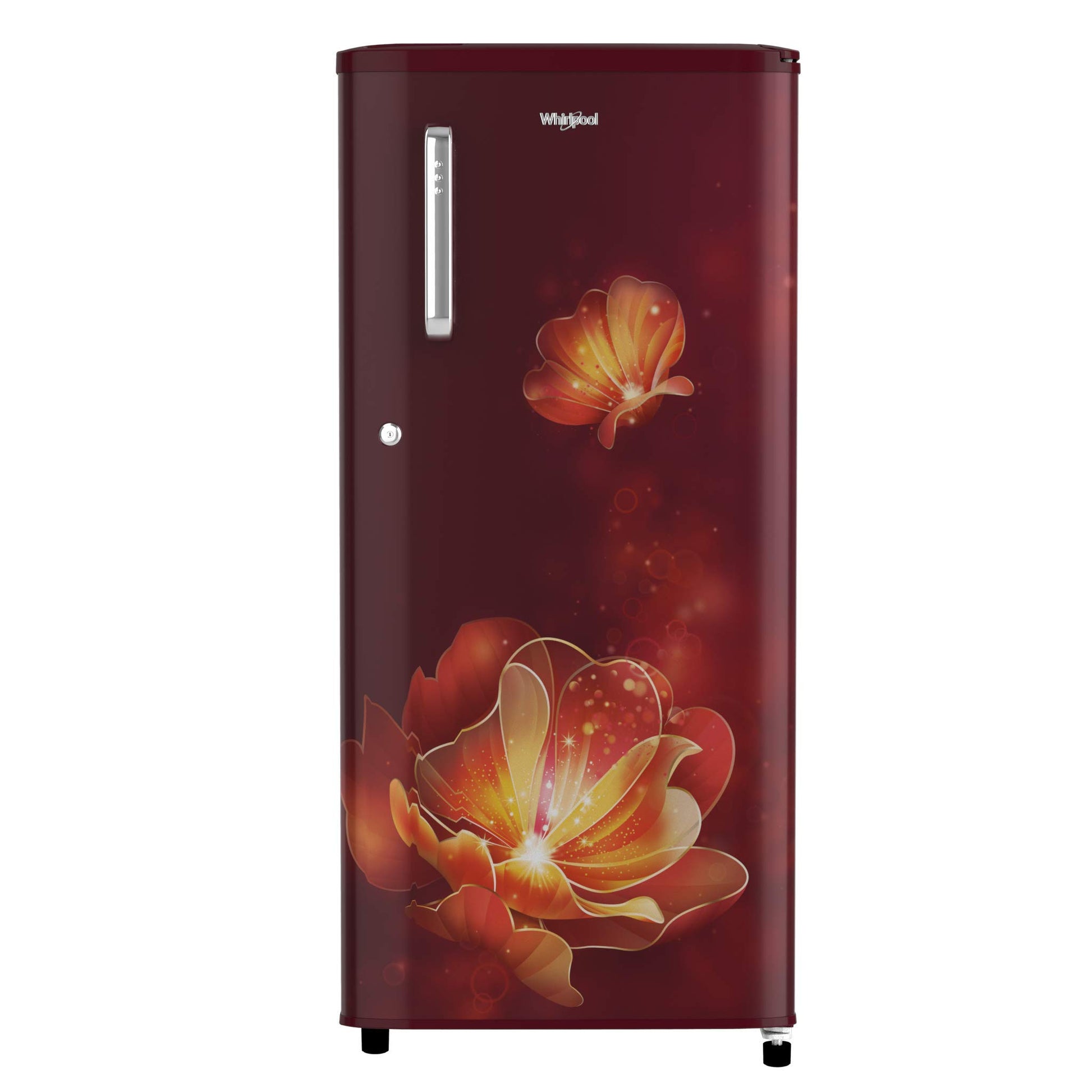 Whirlpool 184 L 4 Star Inverter Direct-Cool Single Door Refrigerator (205 WDE ROY 4S Inv WINE RADIANCE-Z, Base Stand with Drawer, 2023 Model)
