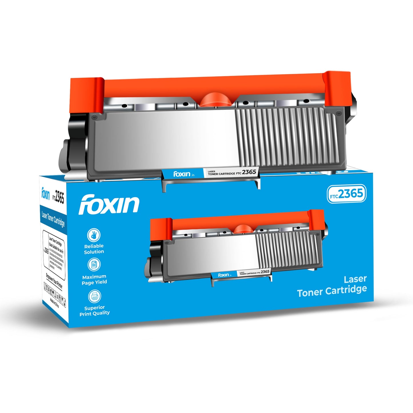 FOXIN FTC 88A/CC388A Black Laser Toner Cartridge Compatible for HP Laserjet Printer M1136, MFP, P1007, P1106, P1108, P1008, M1213nf, MFP, M126nw MFP, M1218nfs, M128fw MFP, M128fn , MFP, M226DW, M226DN