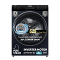 Haier 8 Kg Frontload with 525 Super drum, Refresh, AI DBT and 5 Star rating (HWM80-IM12929EBK)