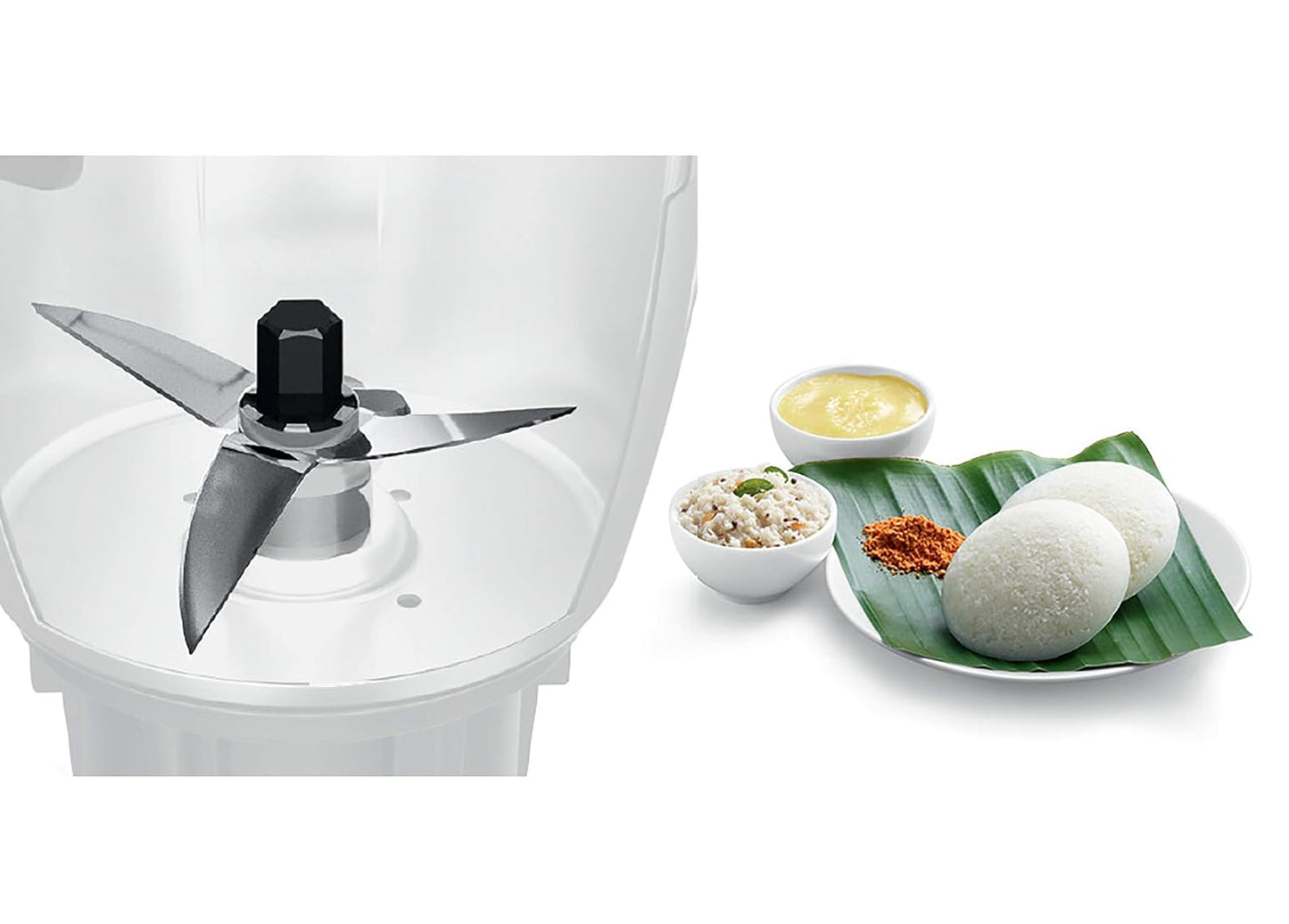 Bosch Pro 1000W Mixer Grinder MGM8842MIN - Black