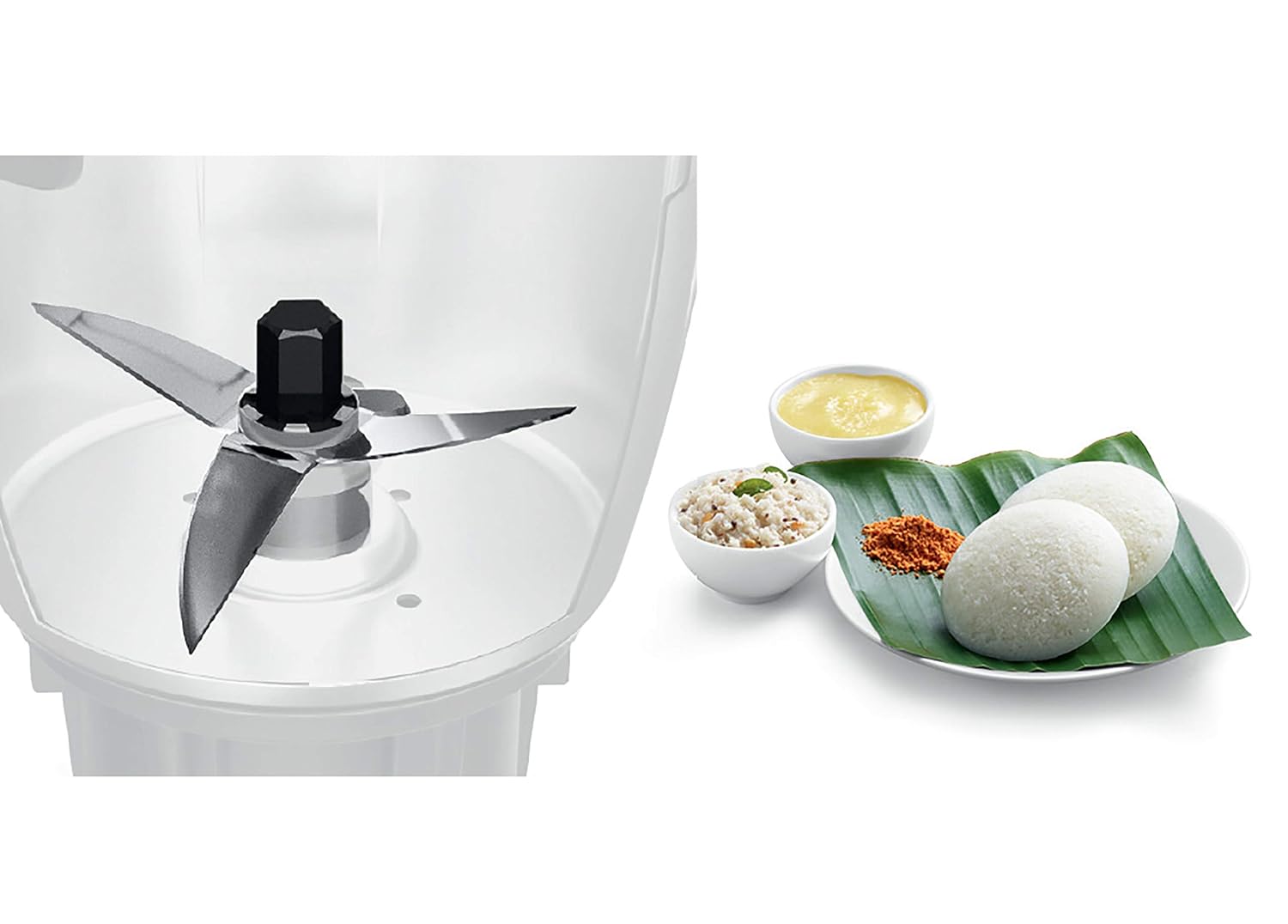 Bosch Pro 1000W Mixer Grinder MGM8842MIN - Black