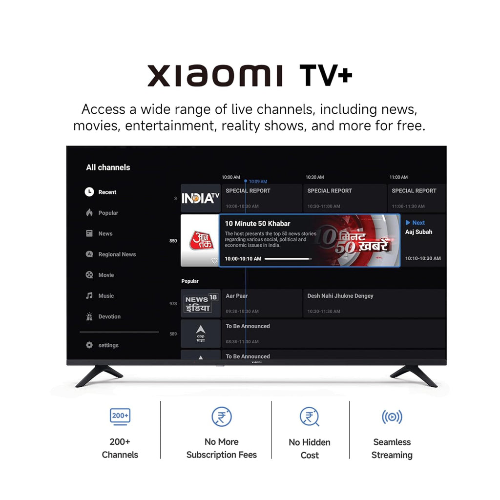Xiaomi 80 cm (32 inch) A HD Ready Smart Google LED TV L32MB-AIN