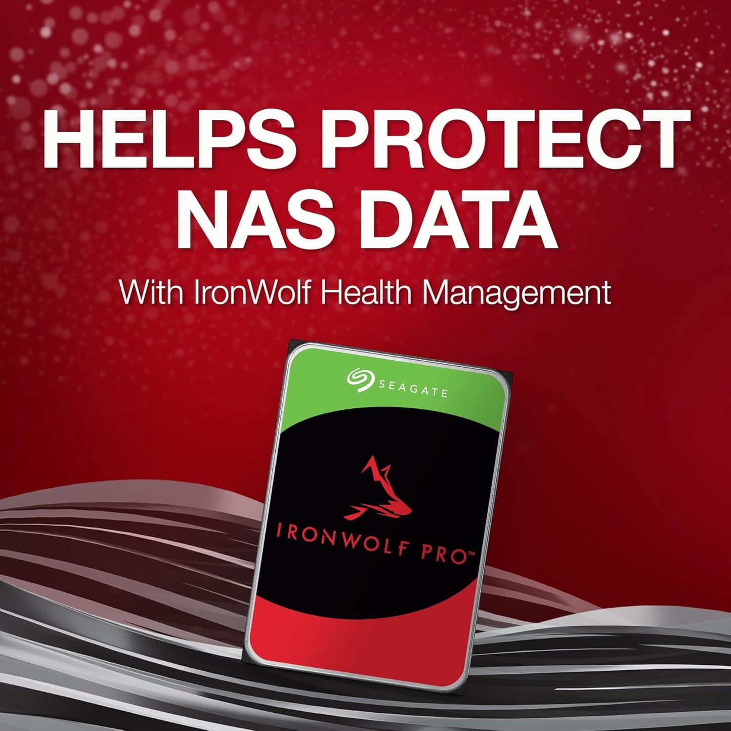 Seagate IronWolf Pro 8TB, Enterprise HDD Internal NAS, CMR, SATA to 6Gb/s, 7200RPM, 256MB Cache for RAID Network-Attached Storage, Rescue Services, Open-Easy Package (ST8000NTZ01)