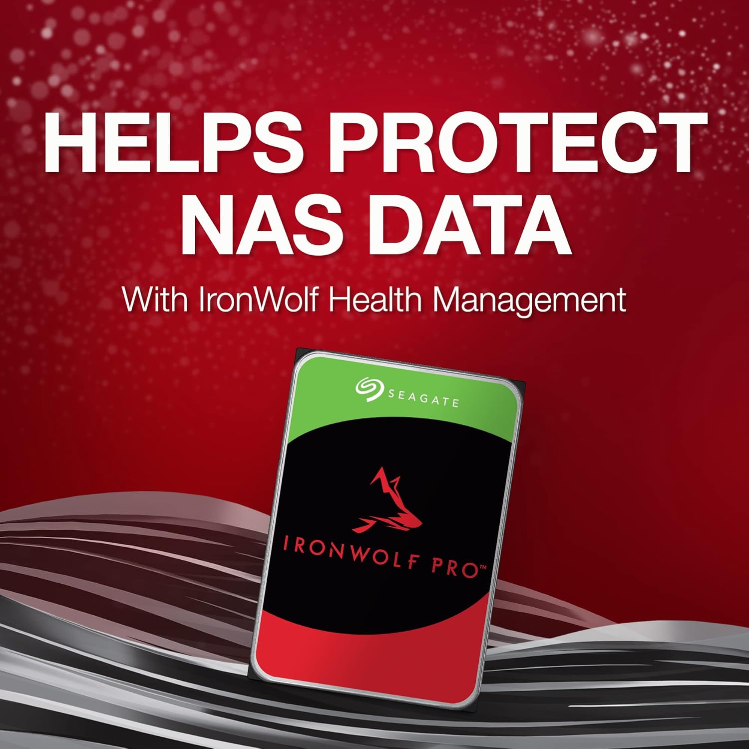 Seagate IronWolf Pro 8TB, Enterprise HDD Internal NAS, CMR, SATA to 6Gb/s, 7200RPM, 256MB Cache for RAID Network-Attached Storage, Rescue Services, Open-Easy Package (ST8000NTZ01)