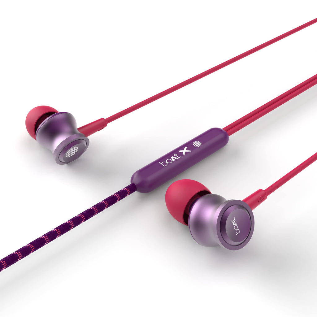 boAt Bassheads 152 in Ear Wired Earphones with Mic(Active Black)