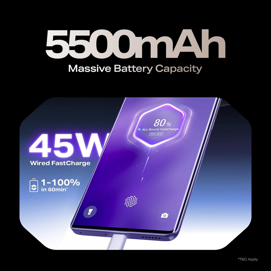 Infinix Note 50s 5G+ (Titanium Grey, 6GB RAM, 128GB Storage) | MediaTek D7300 Ultimate | 5500mAH Battery, Dual Speakers by JBL, 144Hz AMOLED Display