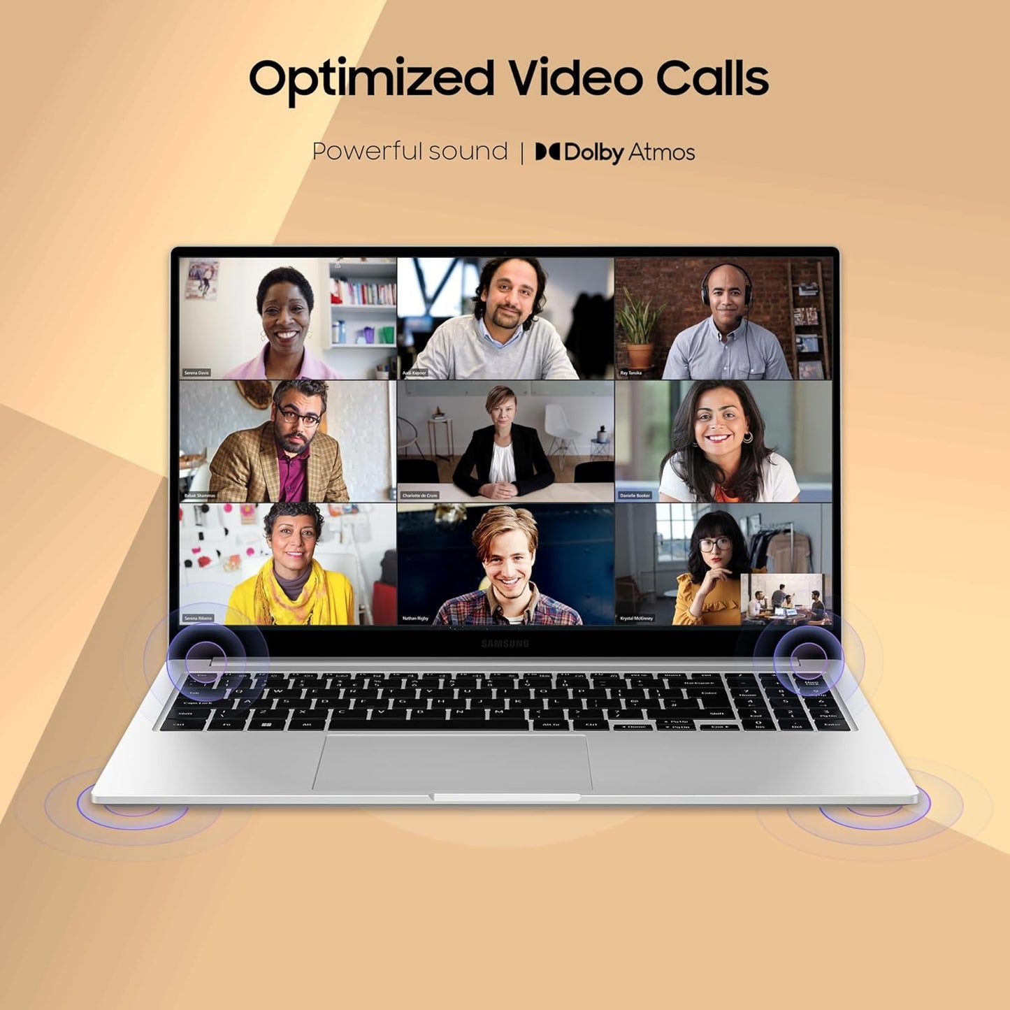 Samsung Galaxy Book3 Core i5 13th Gen 1335U - (8 GB/512 GB SSD/Windows 11 Home) Galaxy Book3 Thin and Light Laptop (15.6 Inch, Silver, 1.58 Kg, with MS Office)